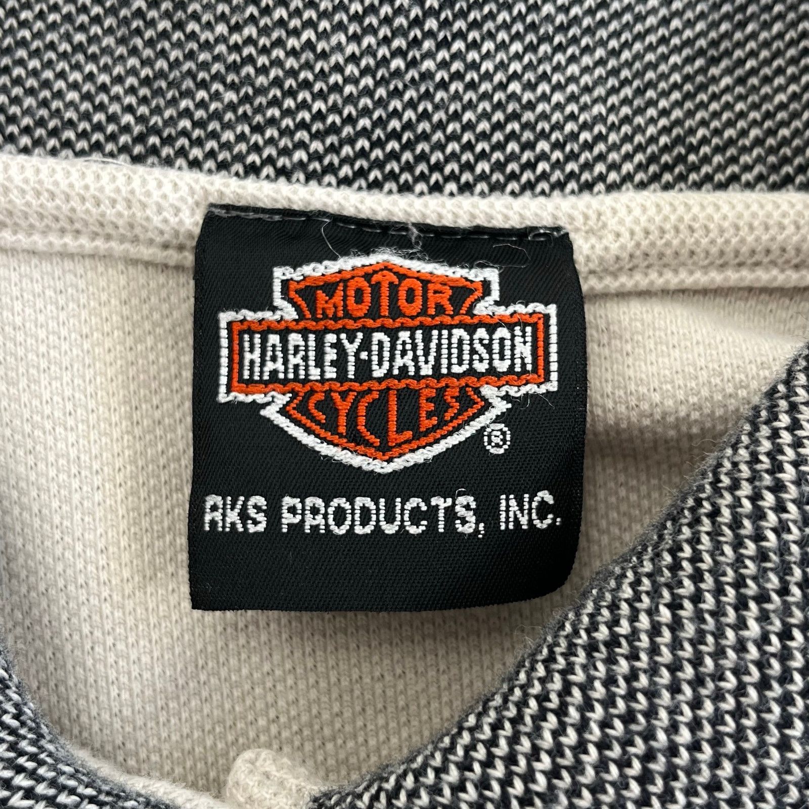 Harley Davidson Nassau Bahamas Harley Davidson Waffle Knit Polo Shirt Size XL / US 12-14 / IT 48-50 - 7 Thumbnail