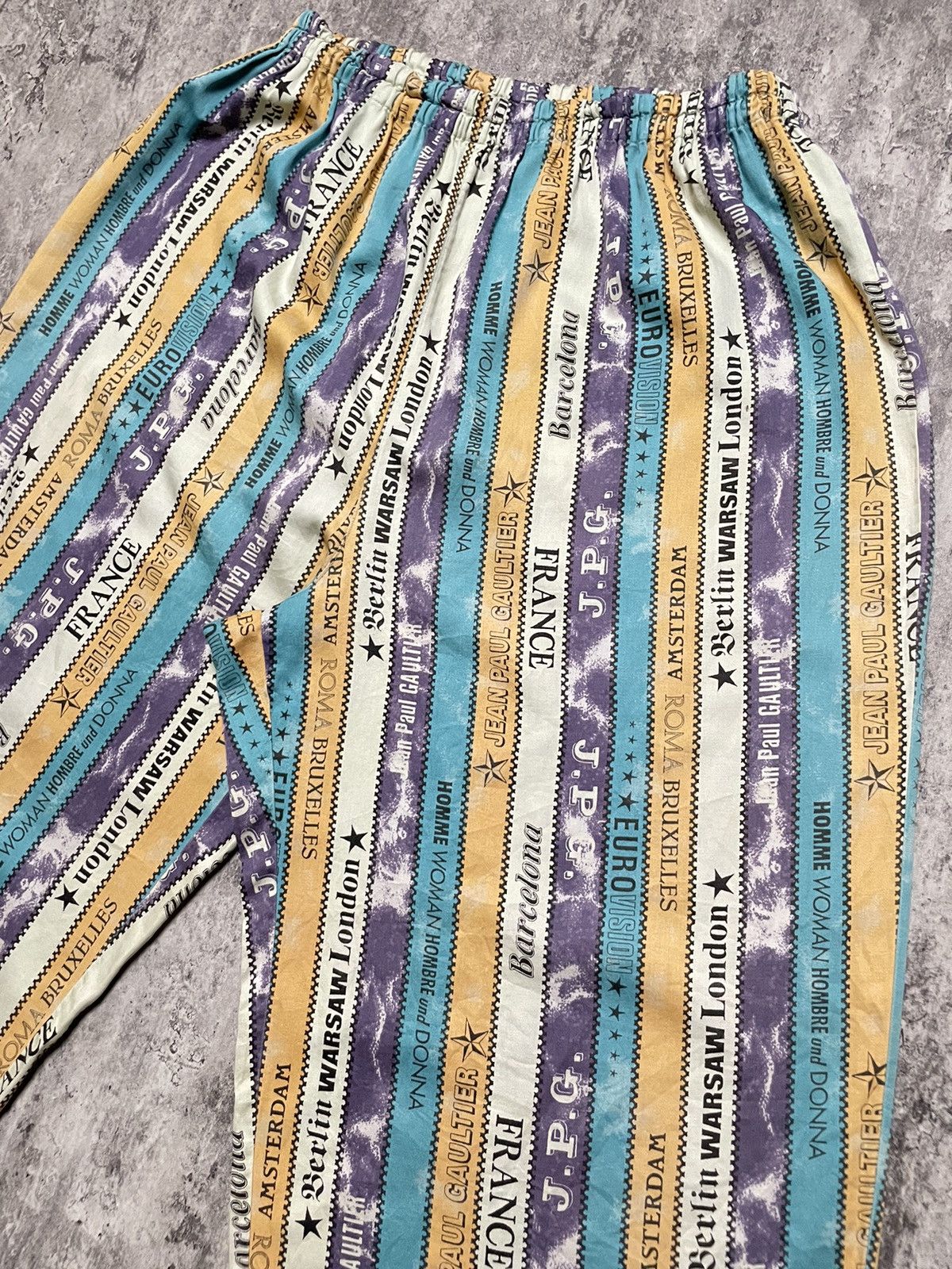 Jean Paul Gaultier Vintage Jean Paul Gaultier “EURO VISION” Printed Size US 33 - 6 Thumbnail