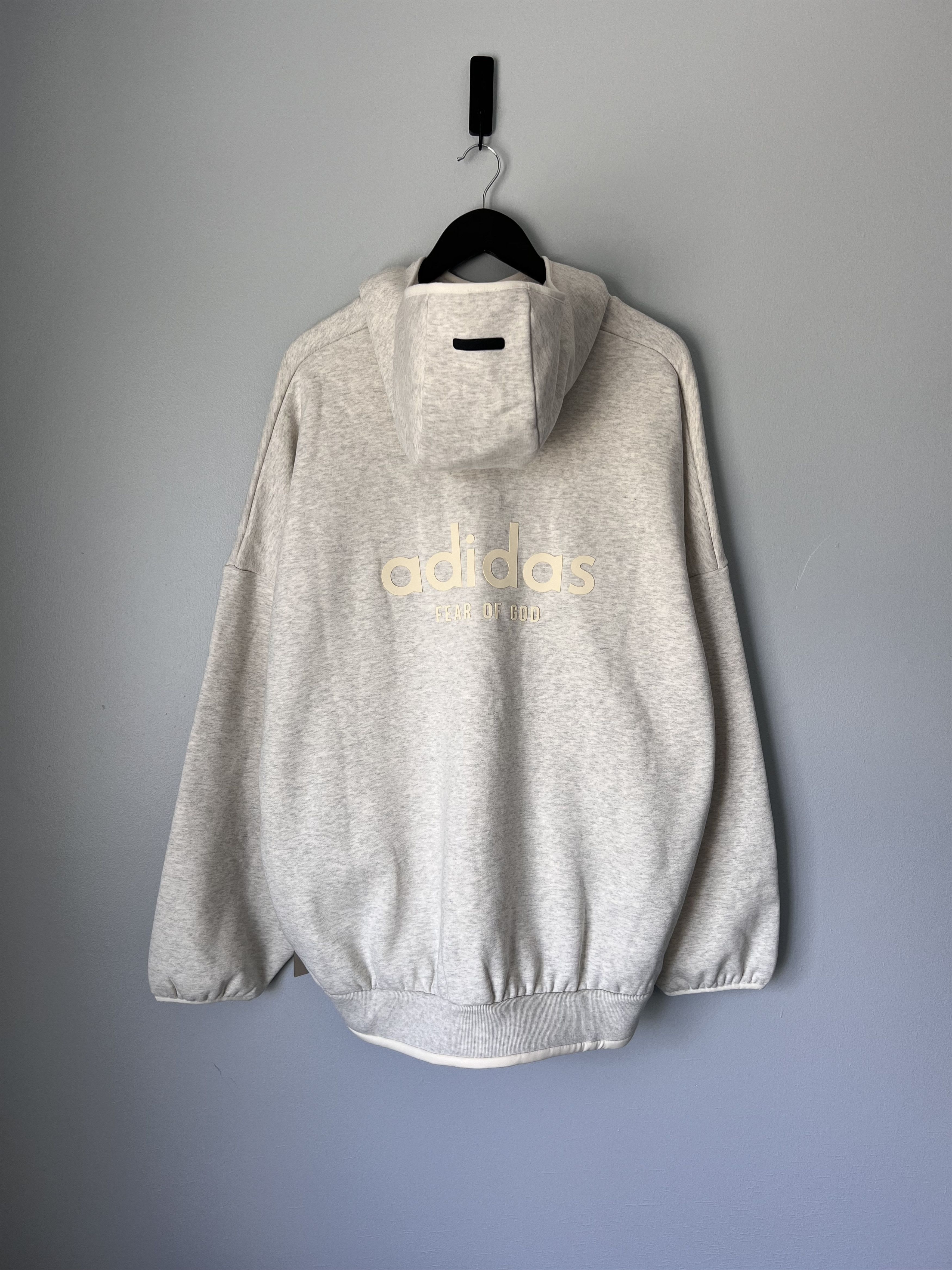 Adidas × Fear of God Adidas Fear of God Athletics Heather Hoodie in Oatmeal Size US L / EU 52-54 / 3 - 5 Thumbnail