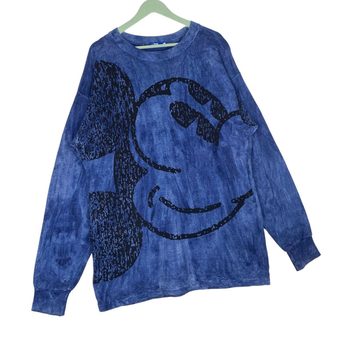 Disney Tokyo Disneyland Sweatshirt Bleach Wash Mickey Mouse Jumper Size L / US 10 / IT 46 - 4 Thumbnail