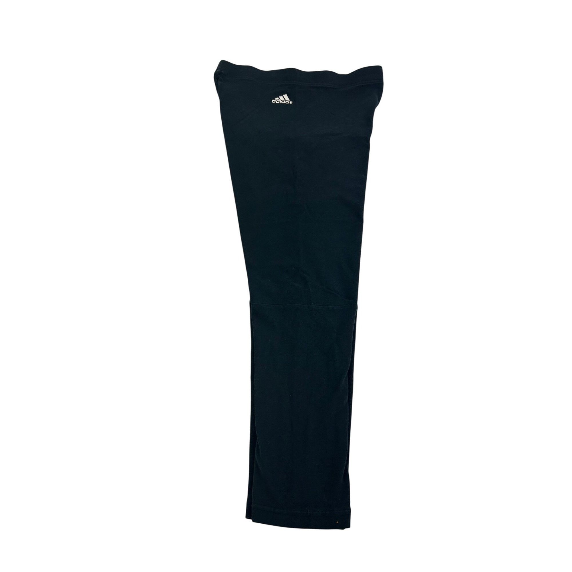 Adidas Adidas Women Leggings Ankle Black Logo Activewear Athleisure Size 28" / US 6 / IT 42 - 4 Thumbnail