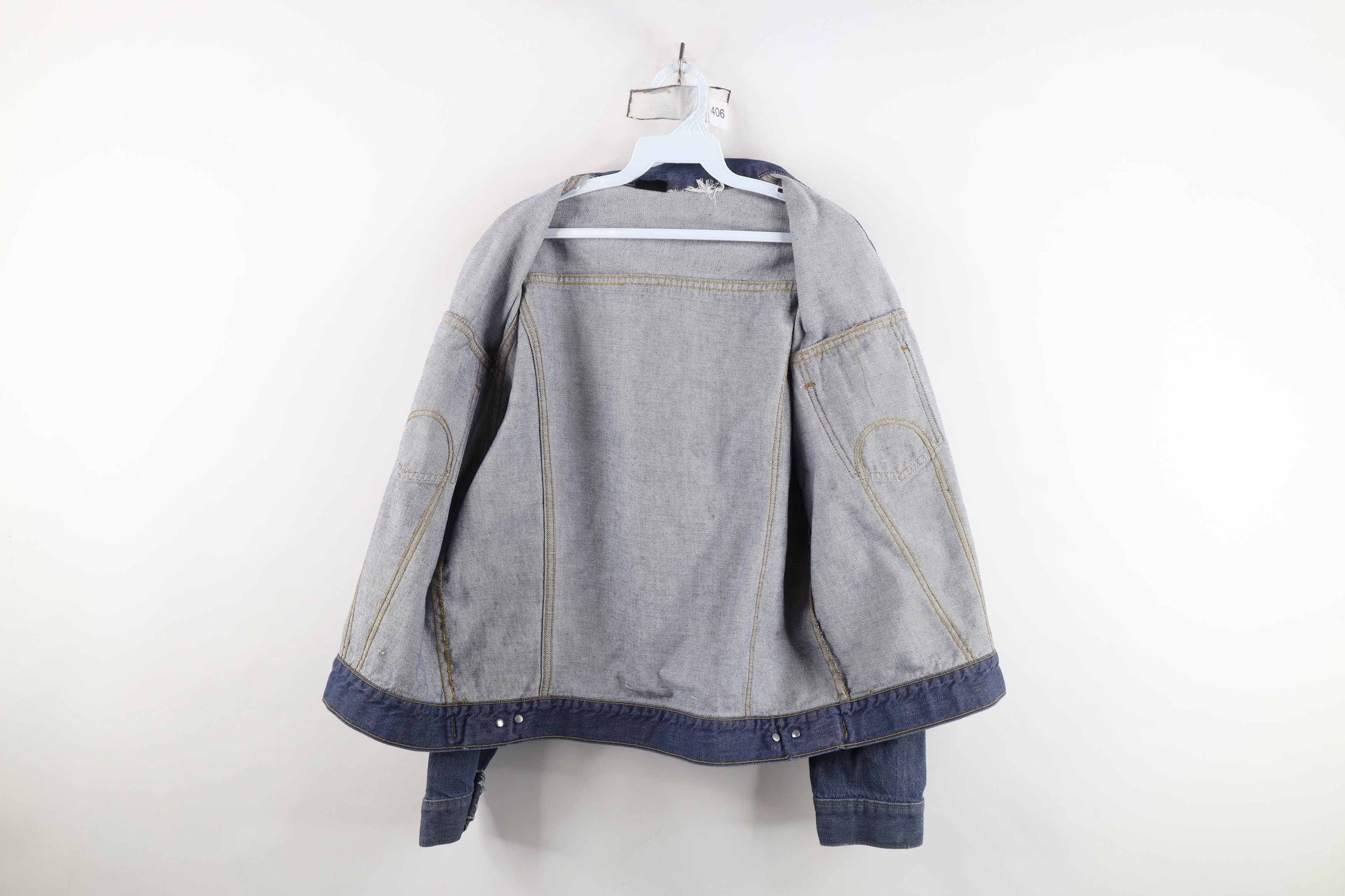 Vintage Vintage 60s Streetwear Denim Jean Trucker Jacket Blue USA Size US M / EU 48-50 / 2 - 10 Thumbnail