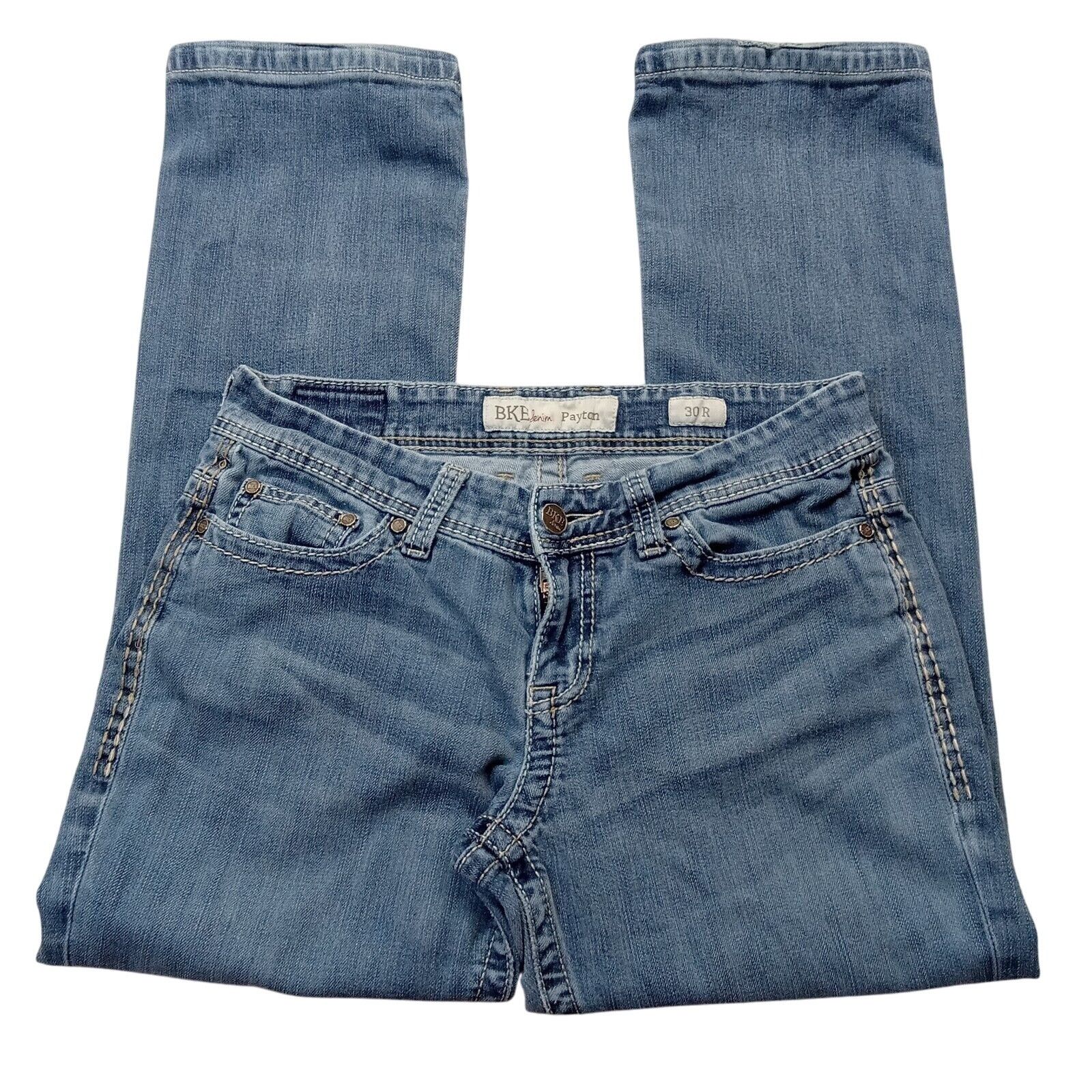 Other Buckle BKE Payton Jeans 30 X 30 Women's Straight Leg Denim Size 30" / US 8 / IT 44 - 5 Thumbnail