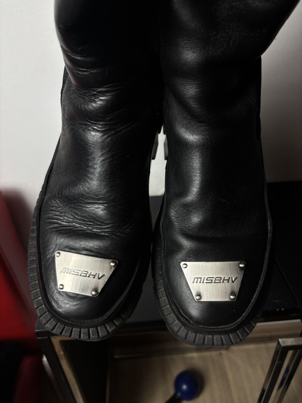 Misbhv Leather boots shoes MISBHV black ankle Size US 10 / IT 40 - 6 Thumbnail