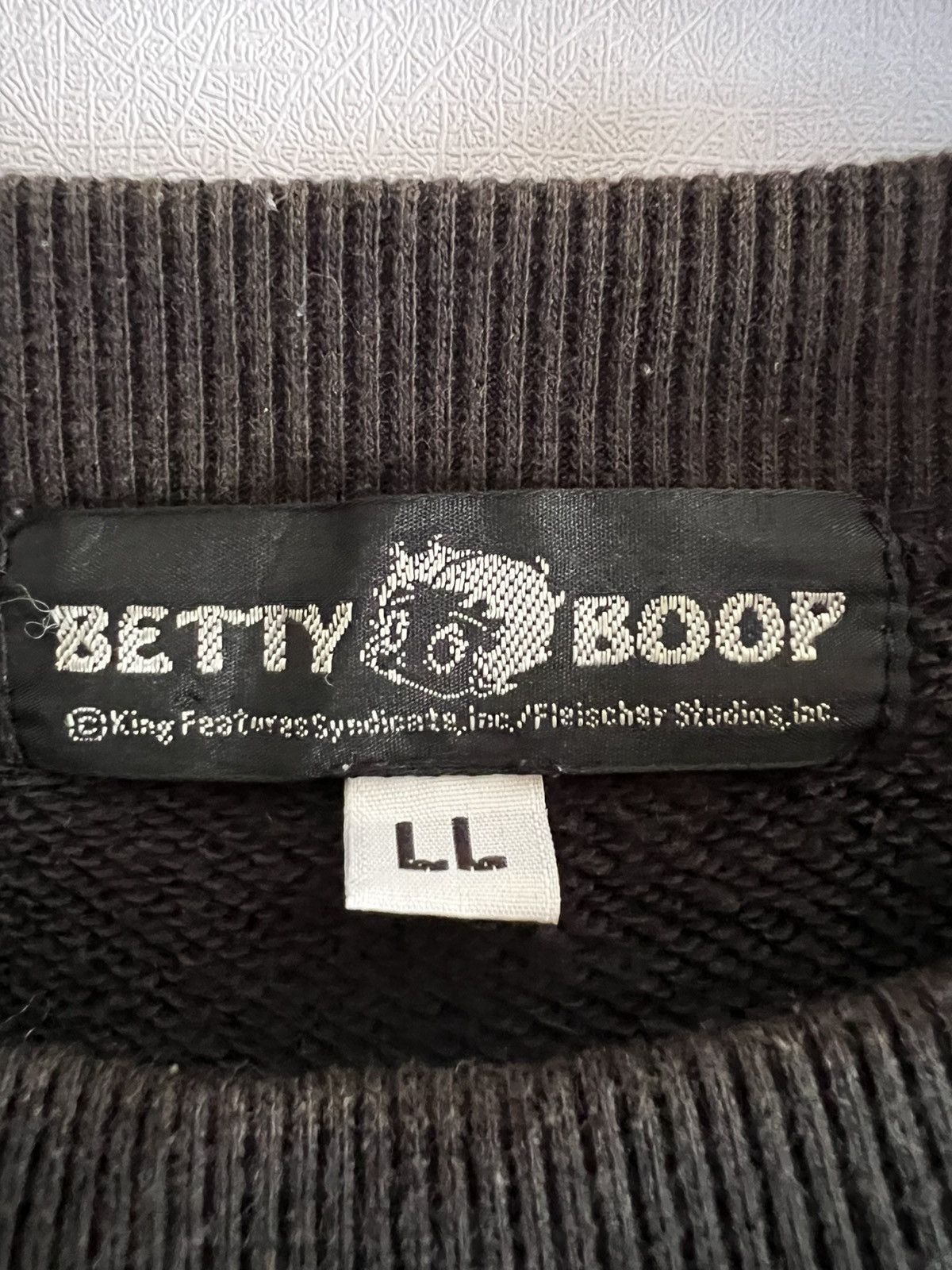 Japanese Brand Vintage Betty Boop Big Logo Sweatshirt Size XL / US 12-14 / IT 48-50 - 7 Thumbnail