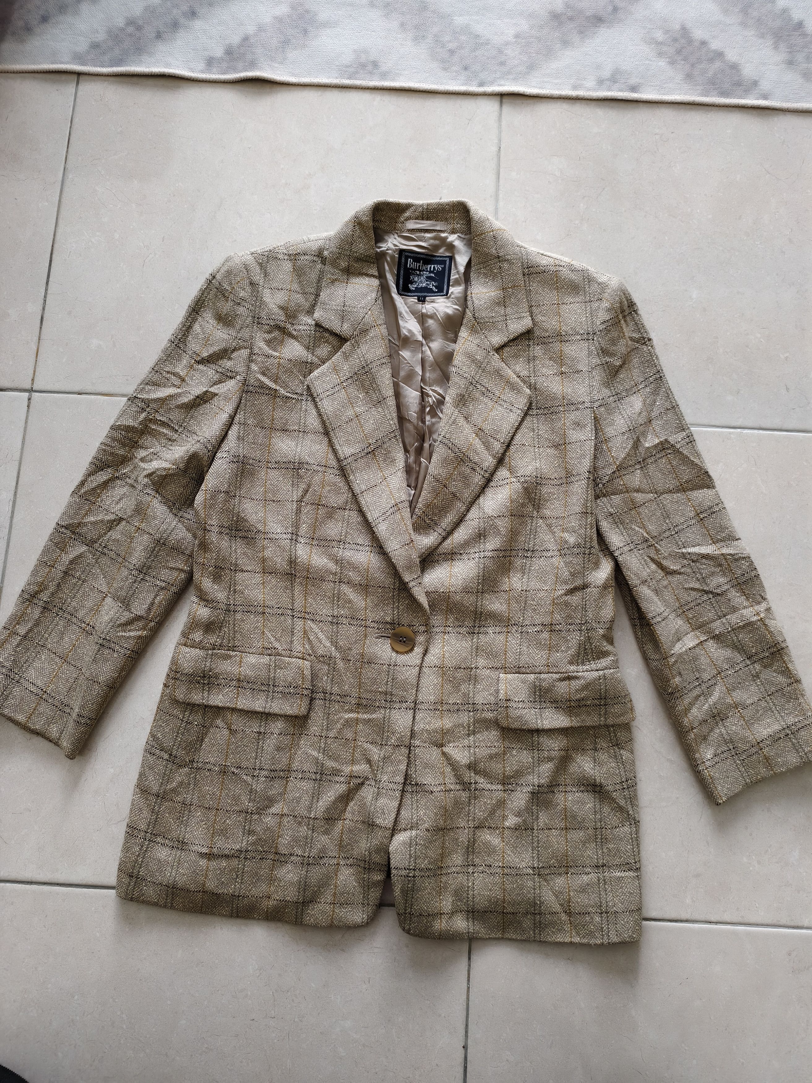 Burberry × Burberry Prorsum × Vintage 🔥STEALS🔥Very Rare Vintage Burberry Silk Lining Coat Size S / US 4 / IT 40 - 2 Thumbnail