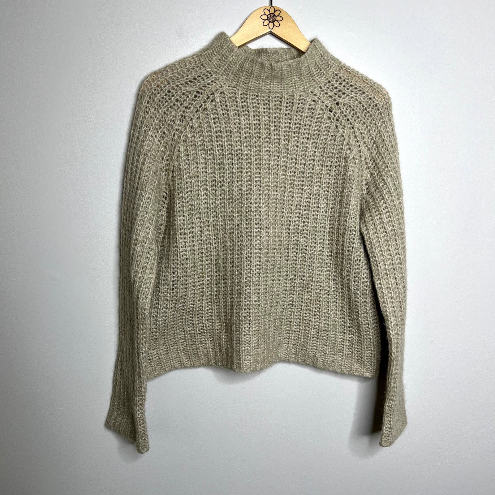 Vince Vince Alpaca Wool Mohair Knit Pullover Sweater Size L / US 10 / IT 46 - 4 Thumbnail