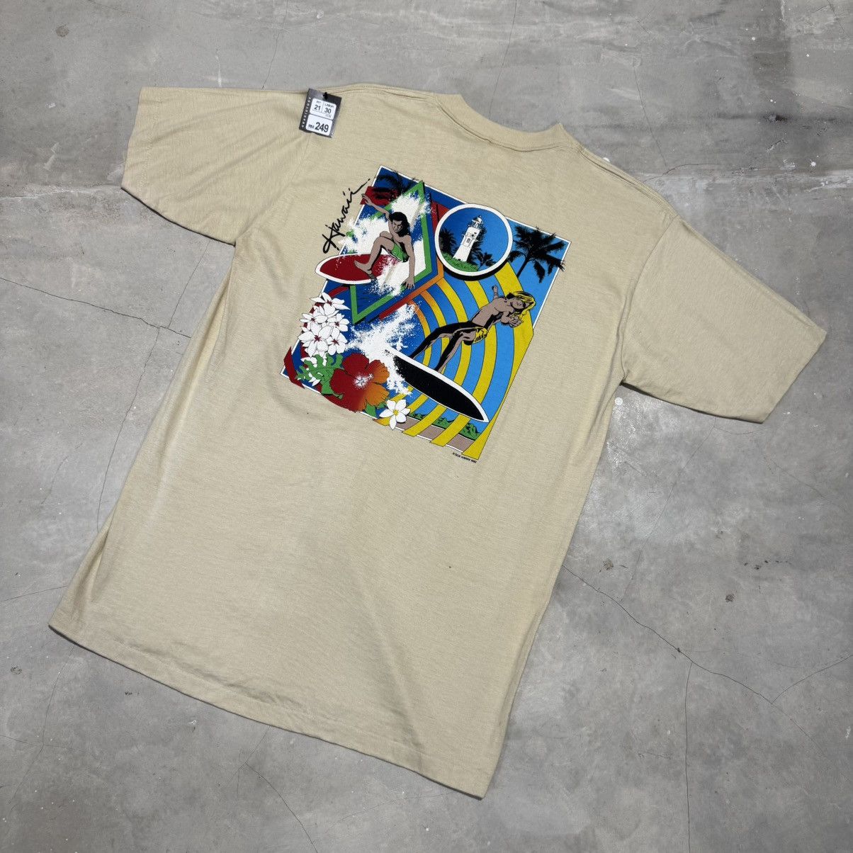 Vintage 1982 T-Shirt - GCS HAWAII Tshirt - Single Stich