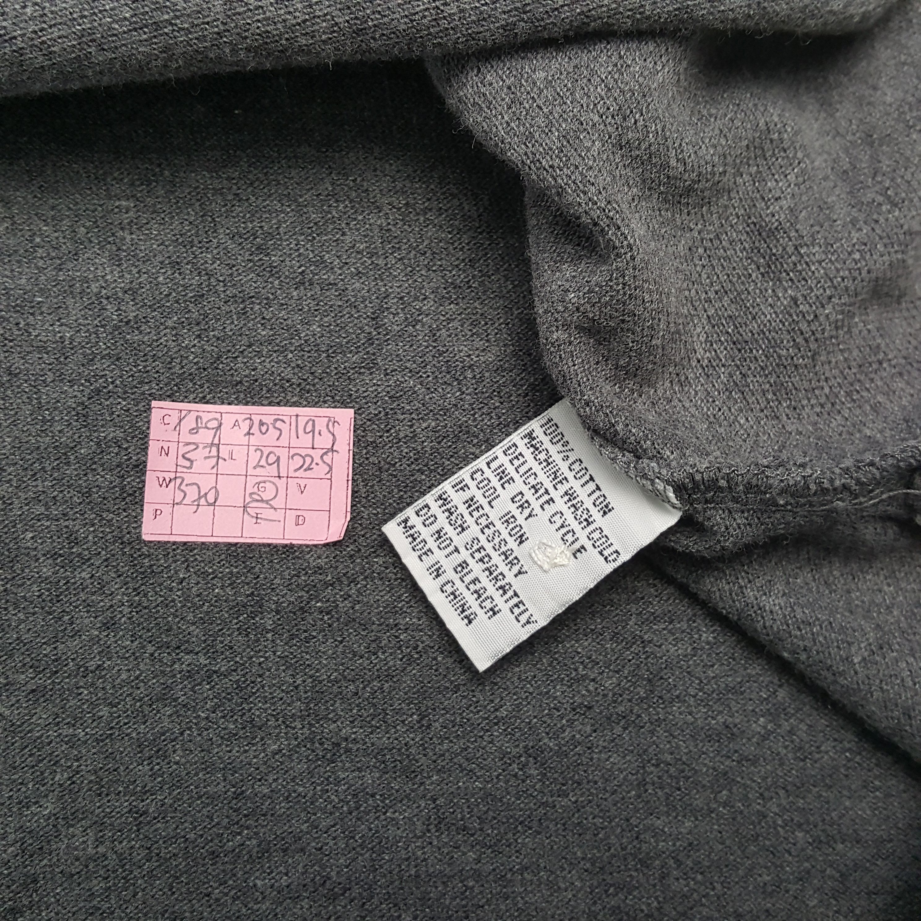 Vintage × Yves Saint Laurent YVES SAINT LAURENT Long Sleeve Polos YSL Logo Design Size US L / EU 52-54 / 3 - 7 Thumbnail