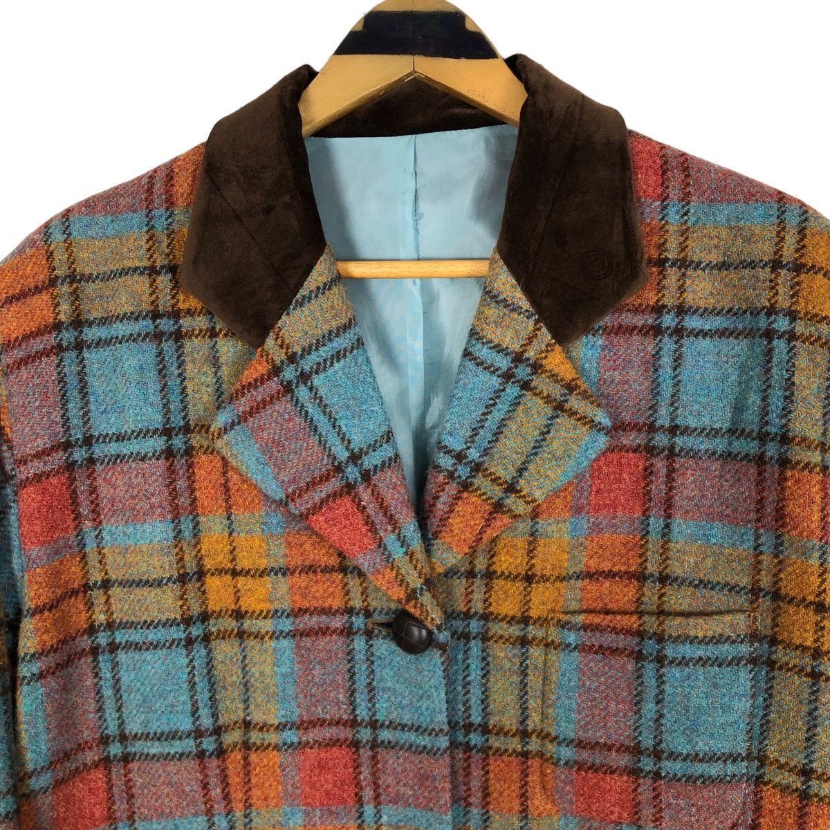 Harris Tweed Vintage Harris Tweed Plaid Tweed Jacket Hand Woven Size L / US 10 / IT 46 - 3 Thumbnail
