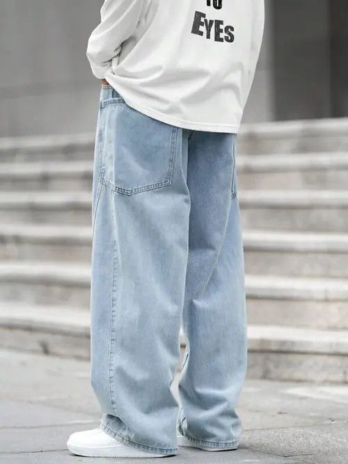 Jean Skate Baggy Denim Jeans Loose fit Size US 36 / EU 52 - 3 Thumbnail