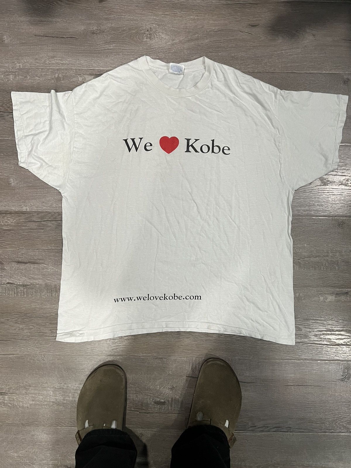 image of Kobe Mentality x Nike We Kobe Tee Size XL in White, Men's