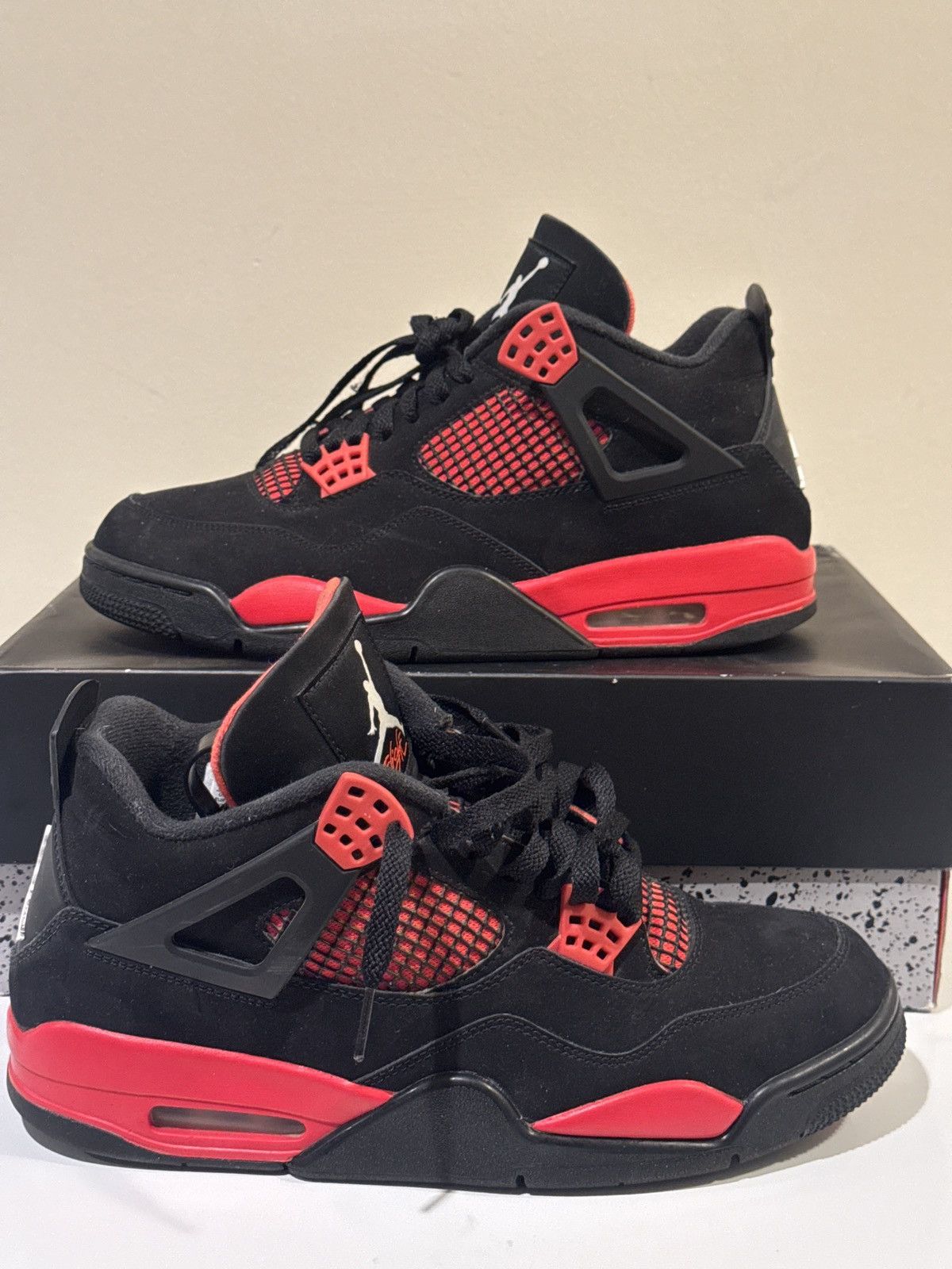 Jordan Brand × Nike JORDAN 4 RED THUNDER Size US 10 / EU 43 - 1 Thumbnail
