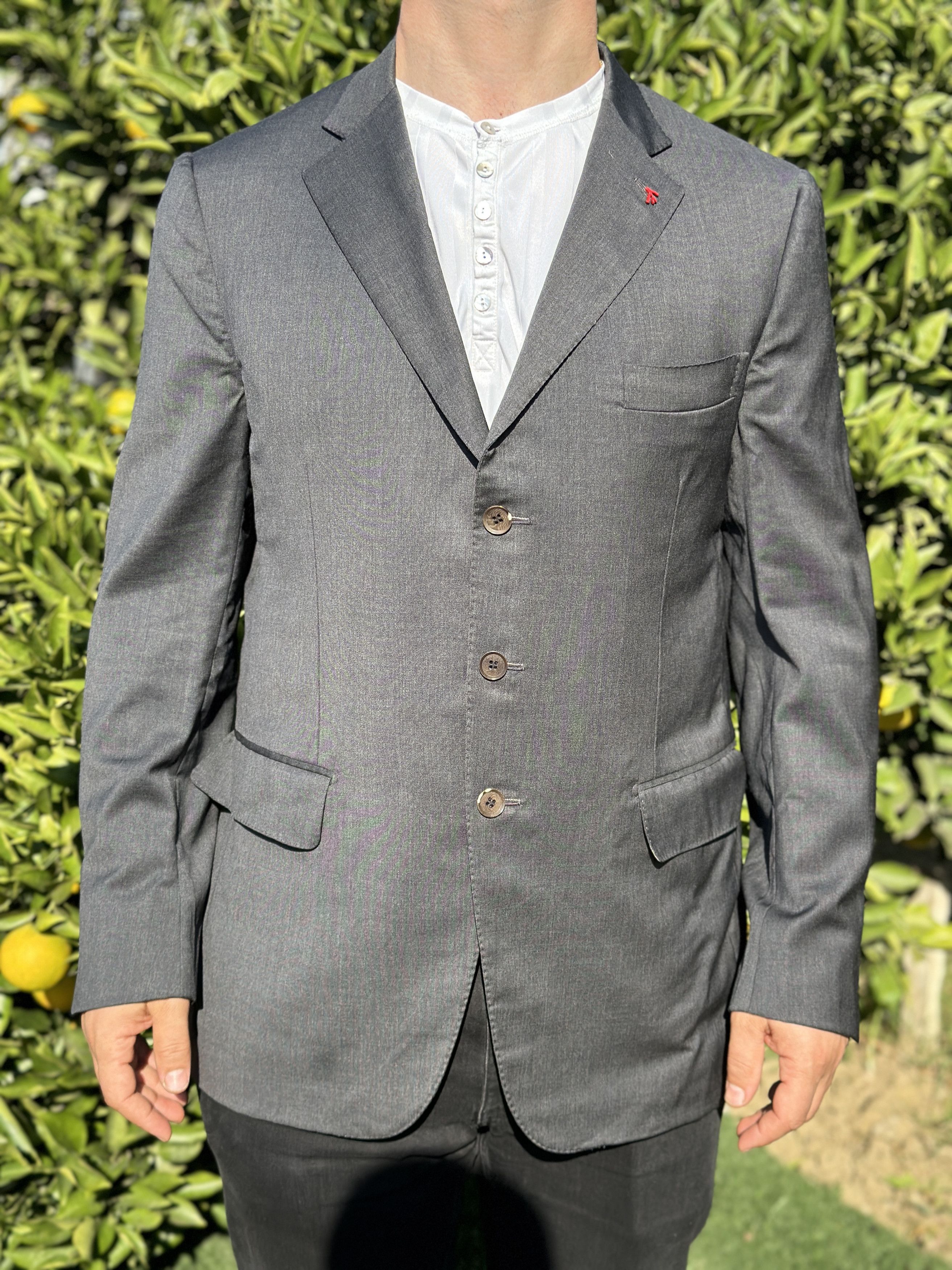 Isaia Isaia Napoli Aqua Spider Tuxedo Formal Jacket Size 54 7 R L Size 54R - 8 Thumbnail