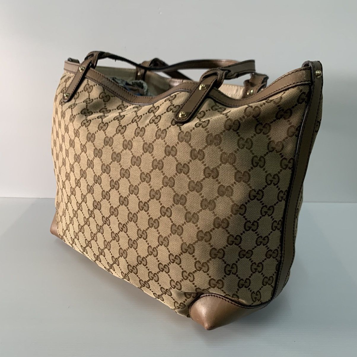 Gucci Gucci Canvas Large Tote Bag Size ONE SIZE - 2 Thumbnail