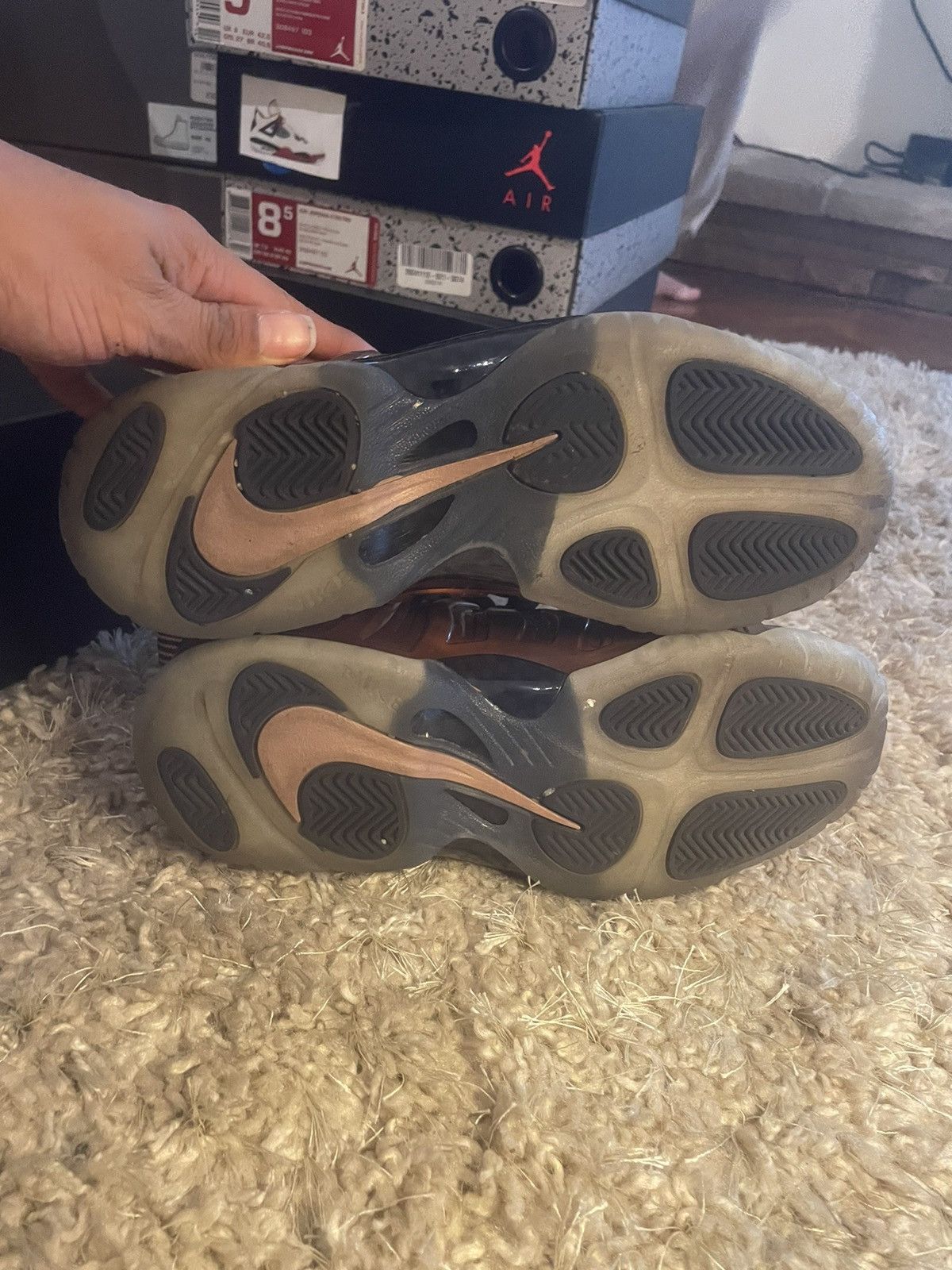 Nike Little Posite One GS ‘Copper’ Size US 7 / EU 40 - 7 Thumbnail