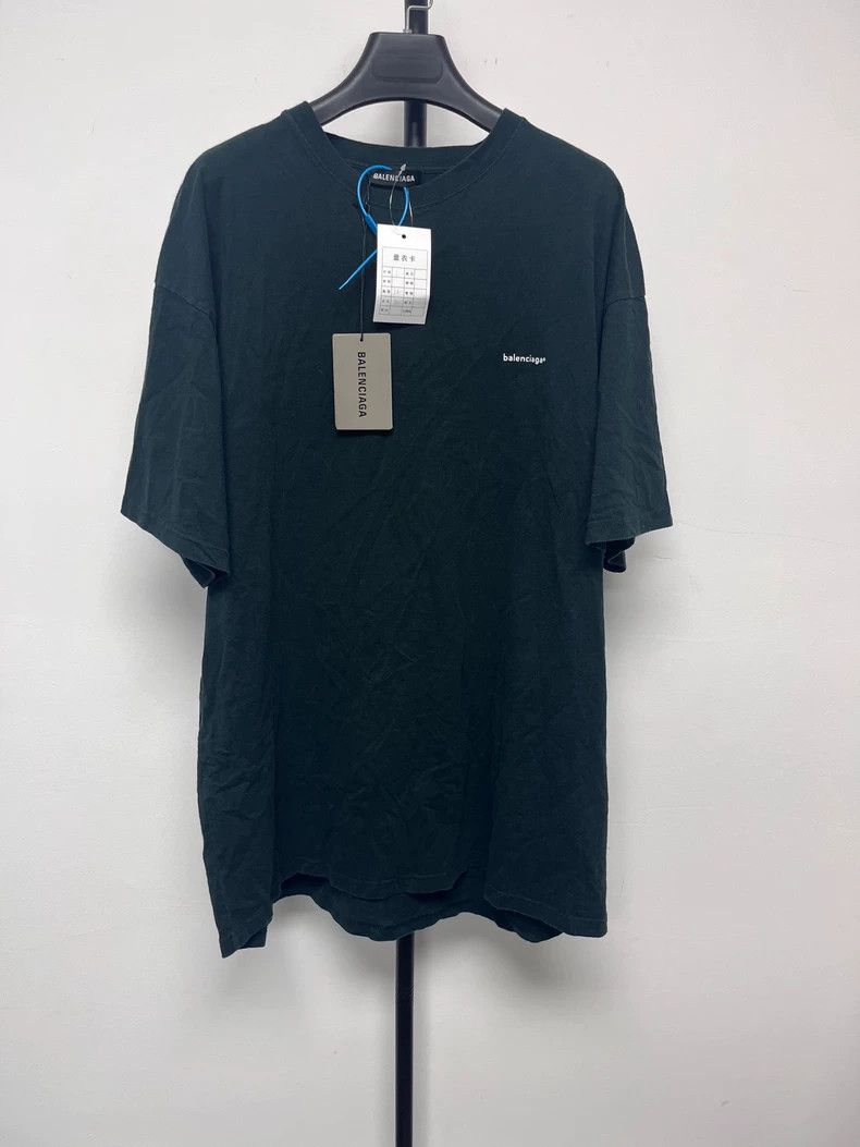 Balenciaga Balenciaga Monogrammed crewneck casual short sleeve T-shir Size US M / EU 48-50 / 2 - 1 Thumbnail