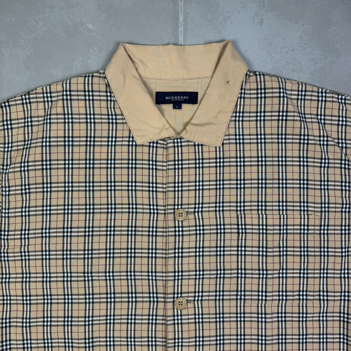 Burberry Vintage Burberry Nova Check Pyjamas Shirt Size US L / EU 52-54 / 3 - 3 Thumbnail
