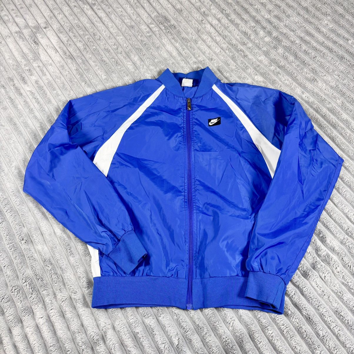 Nike Nike Blue Tag Youth size XL full zip 80s Vintage Jacket Size US XL / EU 56 / 4 - 11 Thumbnail