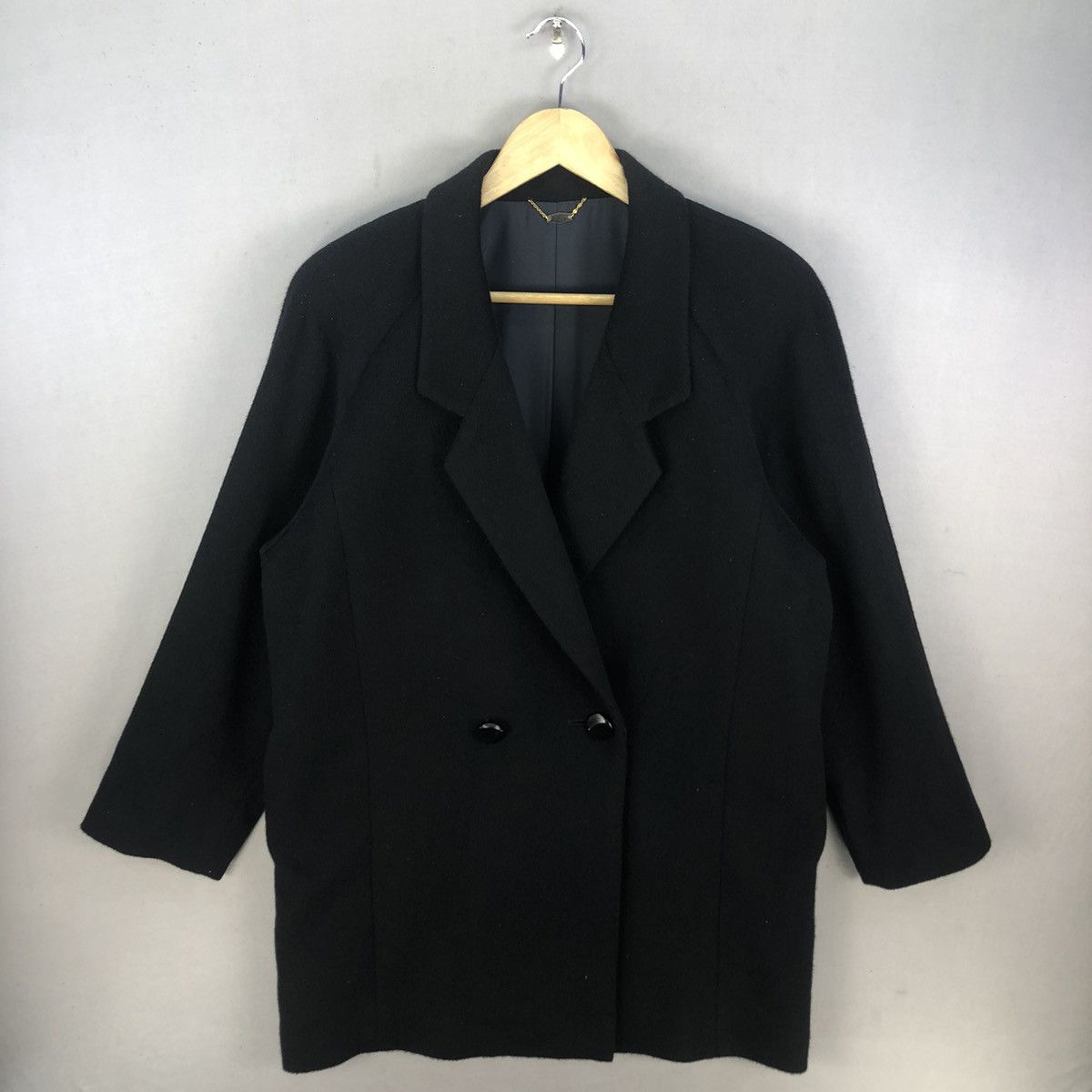 Japanese Brand City Elegance Japan Cashmere Blend Long Coat Jacket Size US M / EU 48-50 / 2 - 1 Thumbnail