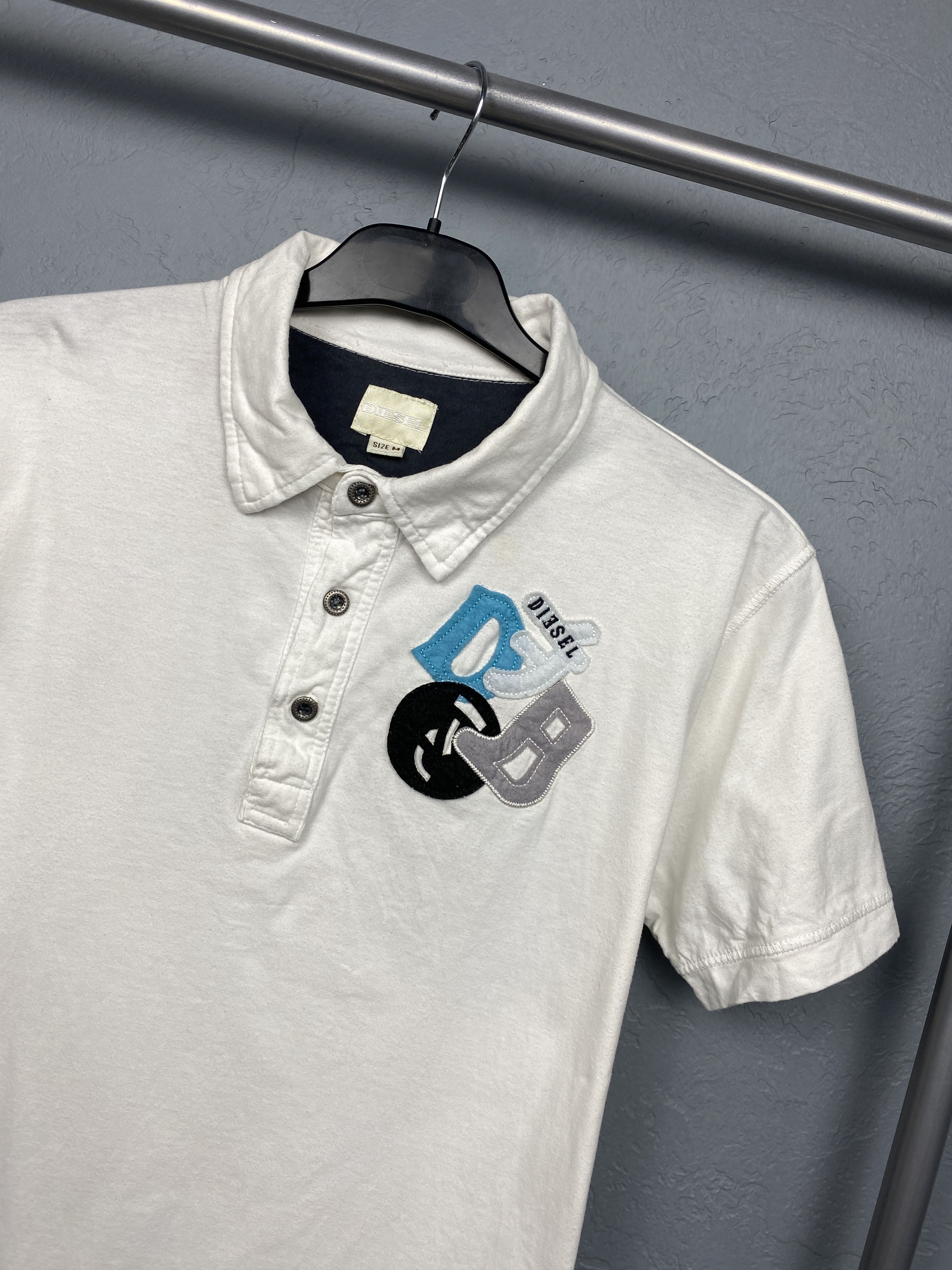 Diesel Diesel Sky Fighters Vintage Mens Polo Shirt Size US M / EU 48-50 / 2 - 6 Thumbnail