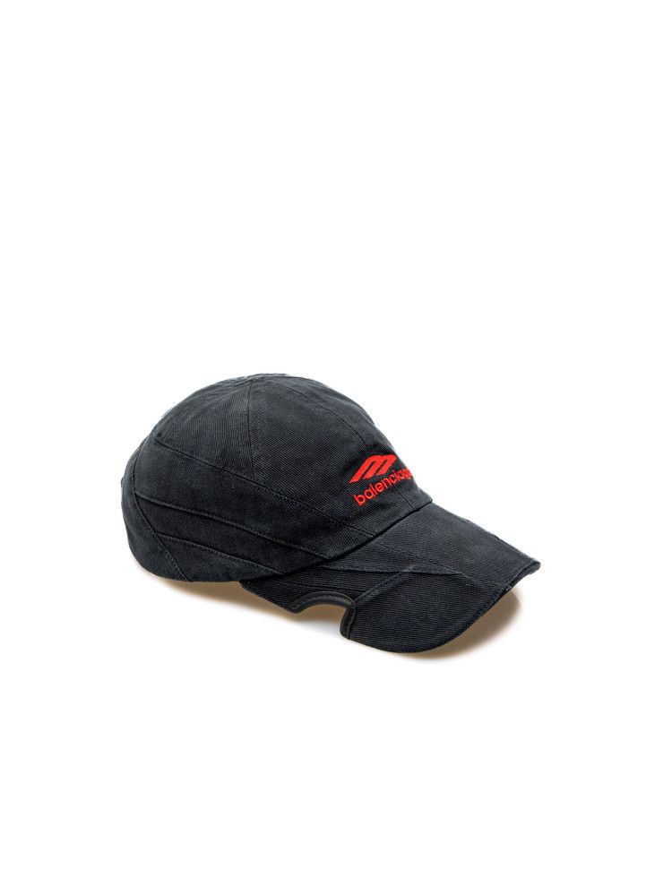 Balenciaga o1in1g1024 Size : L / 3B Sports Icon Tracksuit Cap in Black Size ONE SIZE - 2 Thumbnail