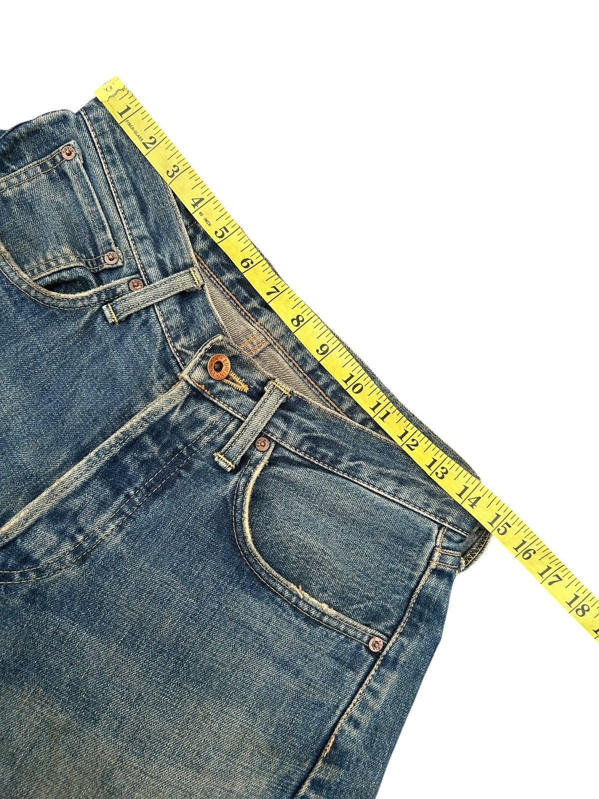 Kapital Vintage Edwin 505X Selvedge Distressed Rusty Denim Jeans Size US 29 - 14 Thumbnail