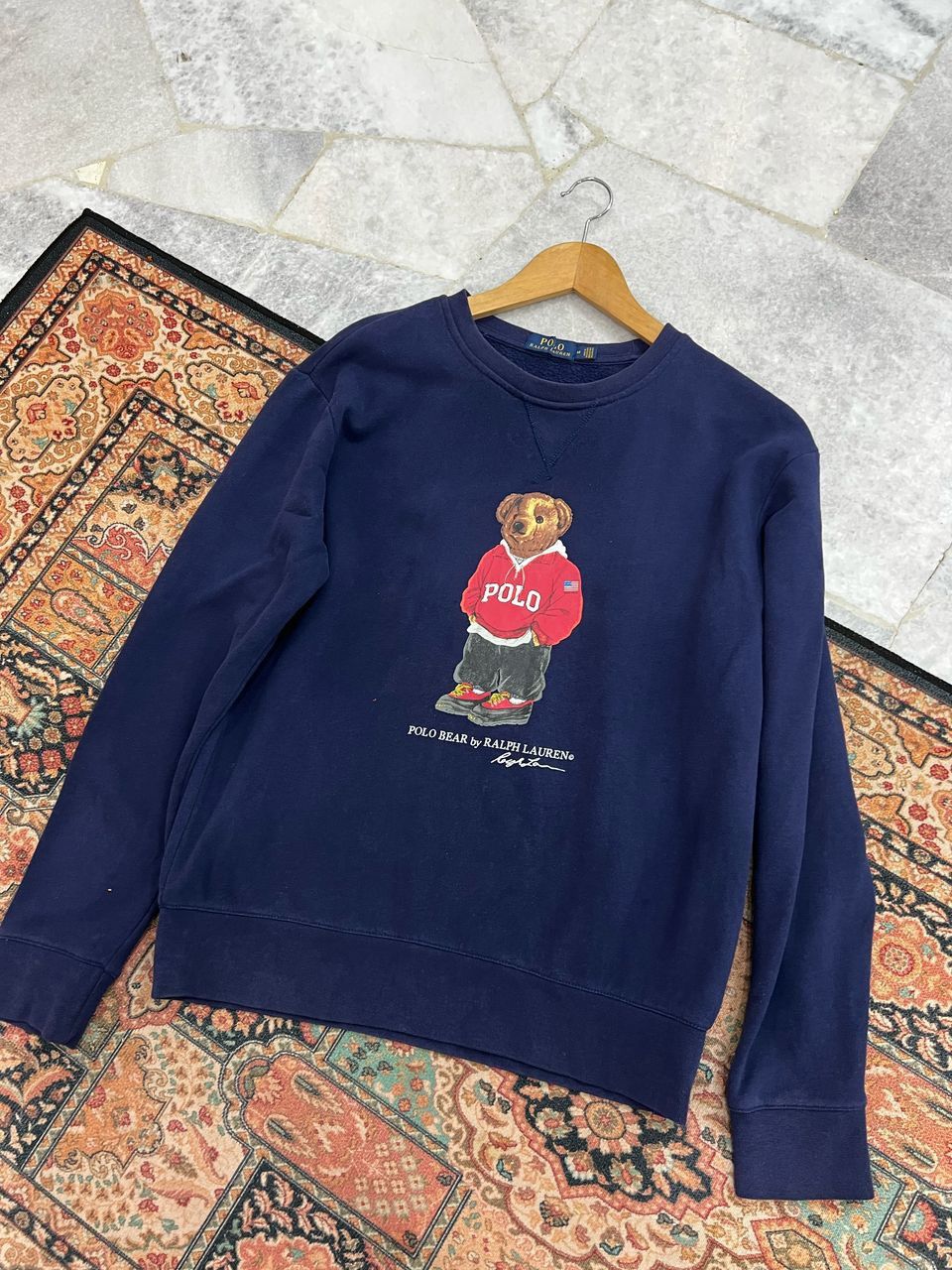 Polo Ralph Lauren Polo Ralph Lauren Polo Bear Crew Neck M Size US M / EU 48-50 / 2 - 2 Thumbnail