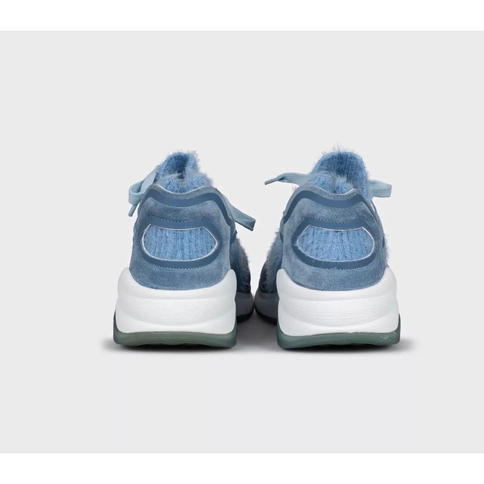 Chanel NWOB Chanel Blue Long-Pile Sneakers Sz.37 Size US 7 / IT 37 - 4 Thumbnail