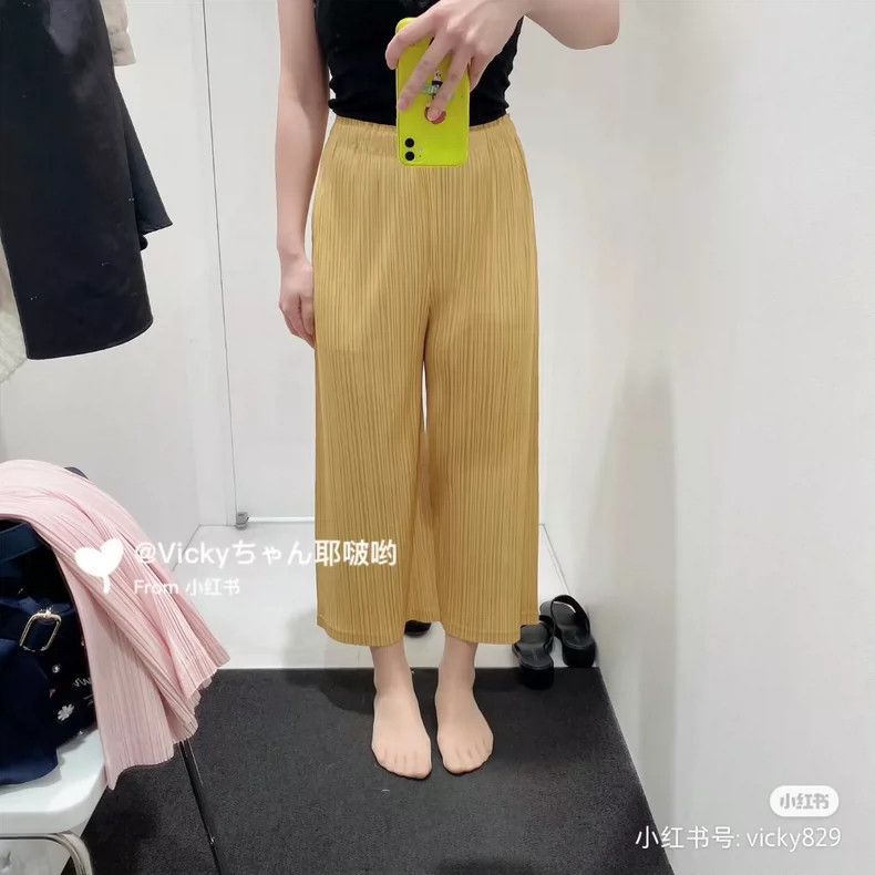 Issey Miyake Issey Miyake size:3 Orange pleated pants Size 42" / US 20 - 3 Thumbnail