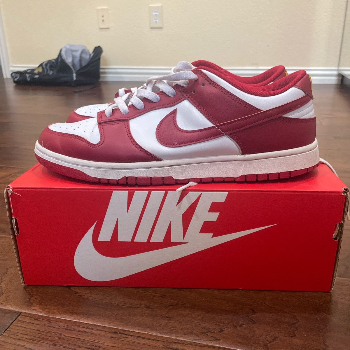 Nike Nike Dunk Low Gym Red DD1391-602 US 12 Men Size US 12 / EU 45 - 1 Thumbnail