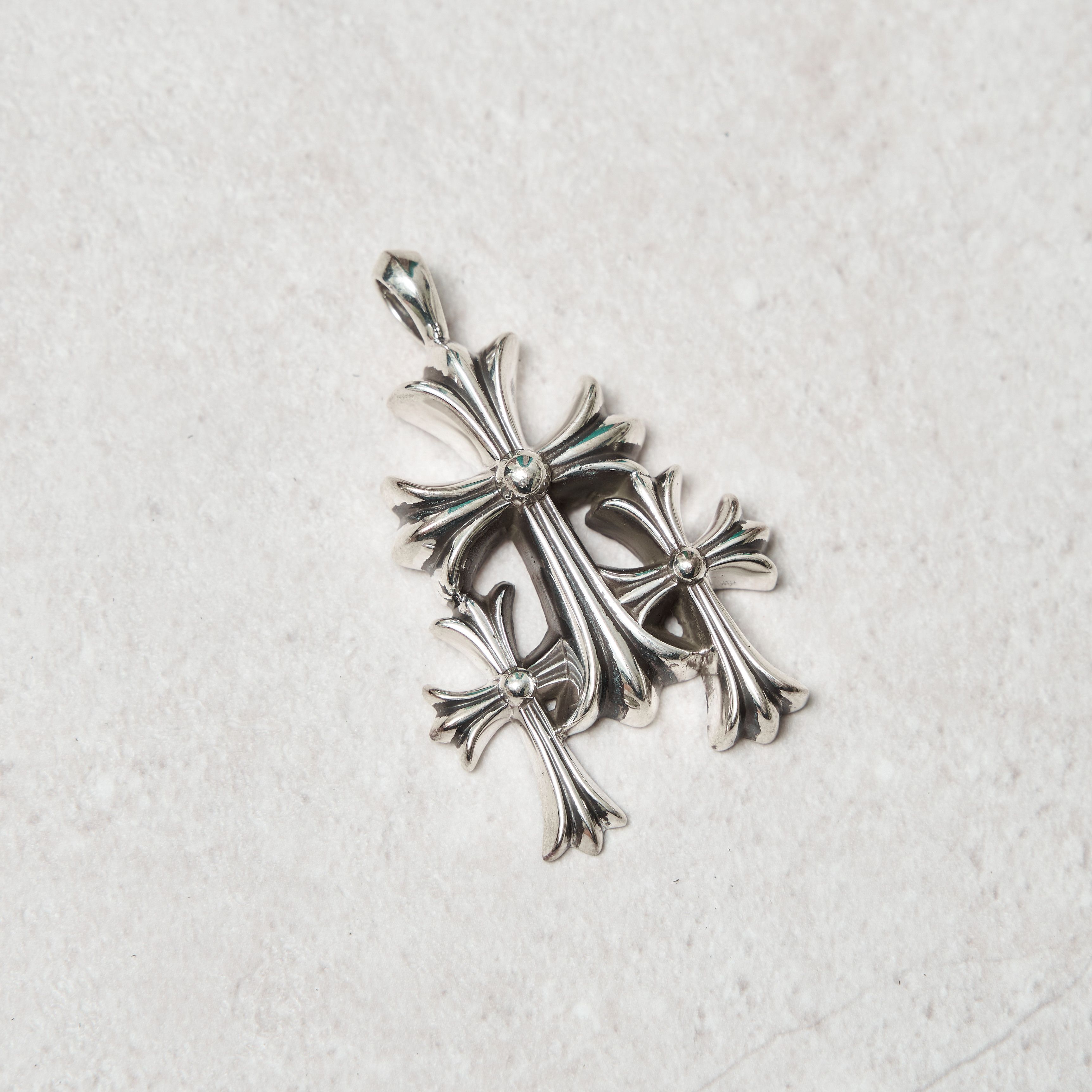 Chrome Hearts CHROME HEARTS Triple Cross Charm SILVER Size ONE SIZE - 5 Thumbnail