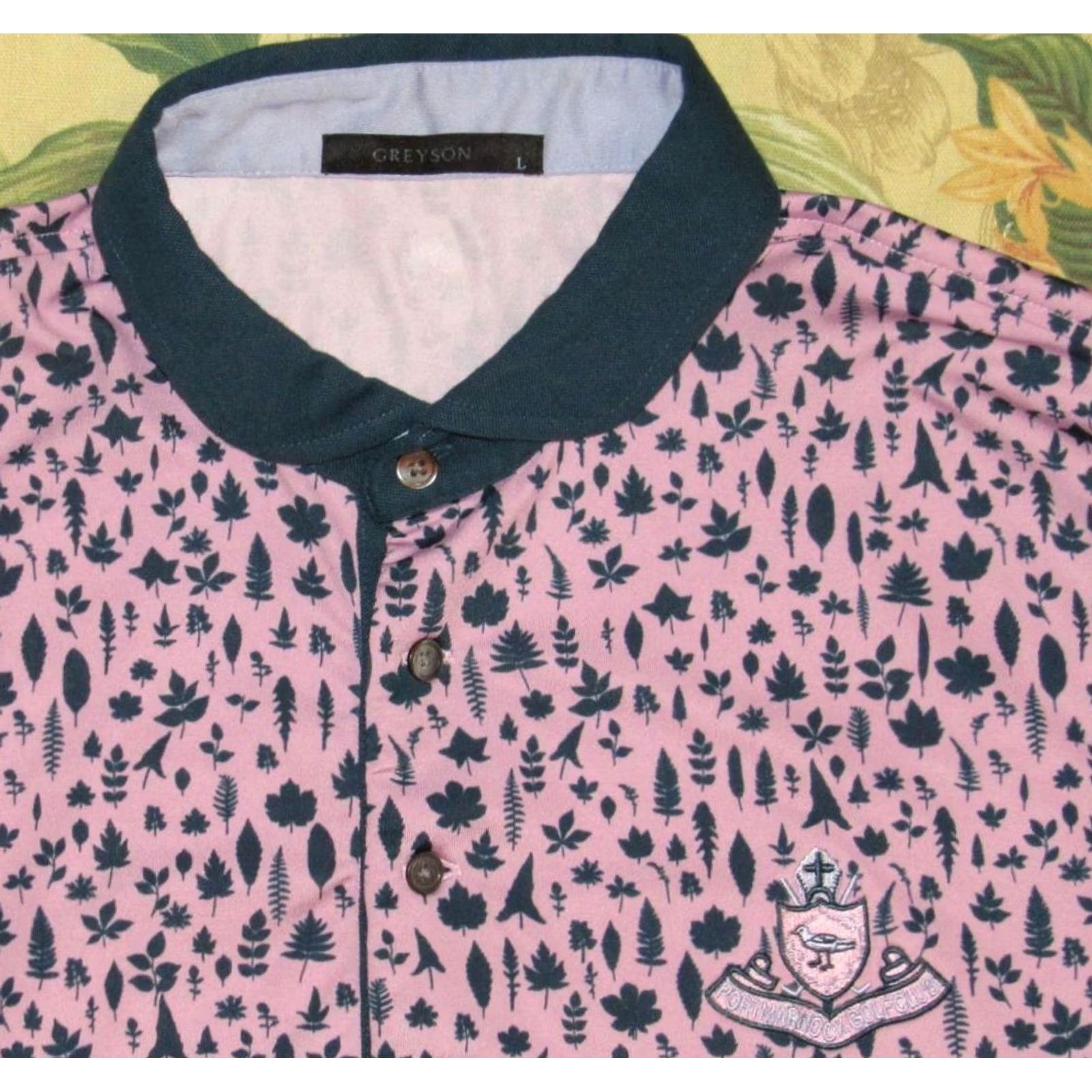 Vintage Greyson Pink Polo Shirt Port Marnock Golf Club Large Shirt Men L Pink Port Marnock Golf Club Large Greyson Polo Size US L / EU 52-54 / 3 - 2 Thumbnail