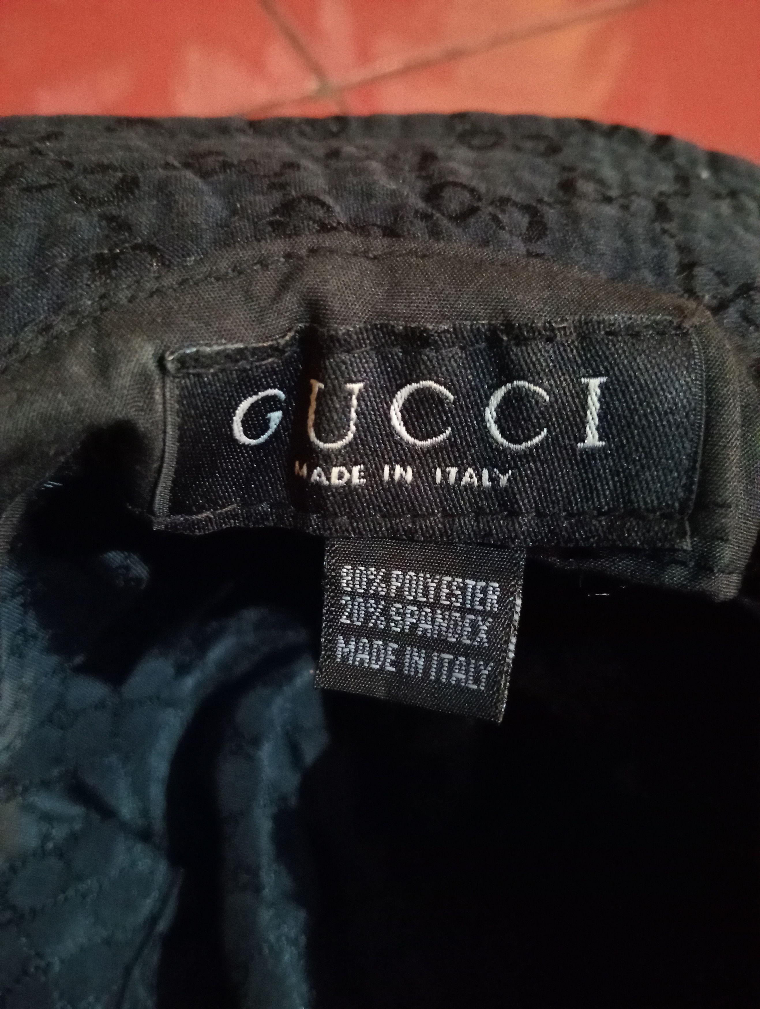 Gucci Authentic Gucci Bucket Hat Cap Stripe Black GG Monogram Size ONE SIZE - 8 Thumbnail