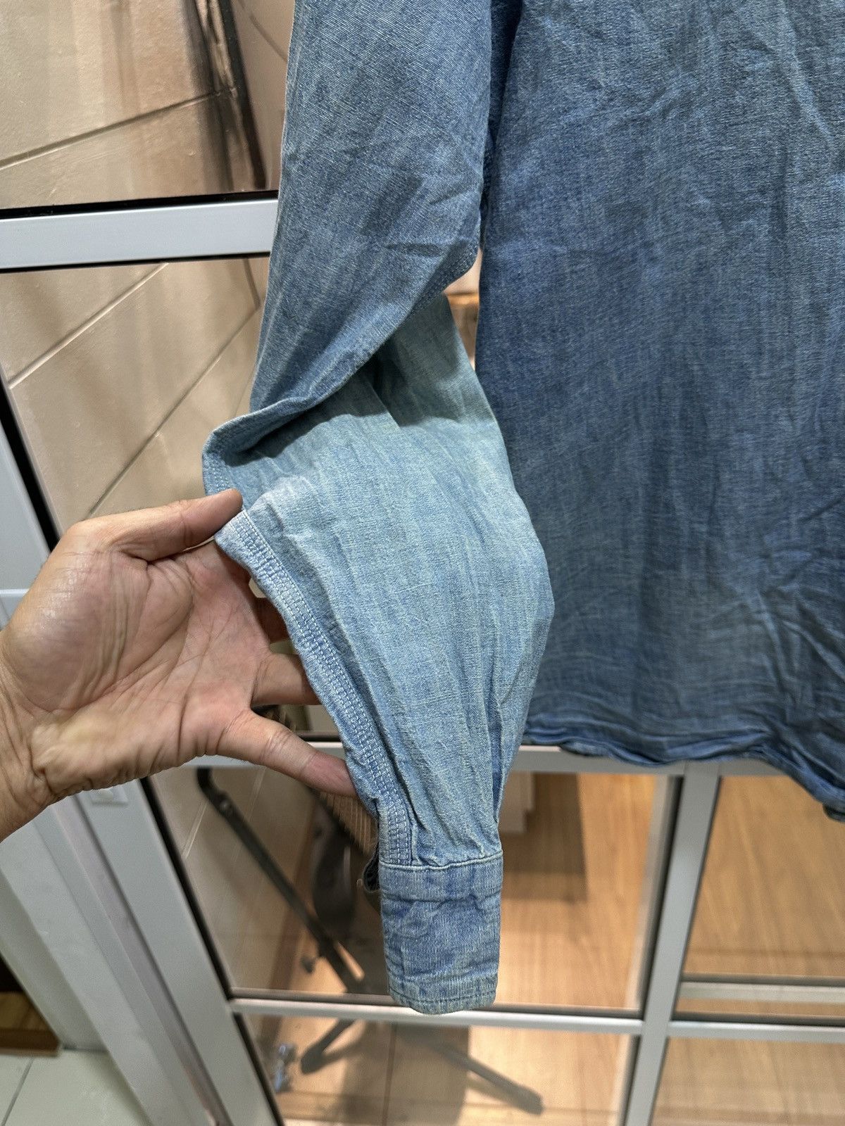 Warehouse Warehouse Japan Selvedge Denim Work Shirt Size US L / EU 52-54 / 3 - 12 Thumbnail