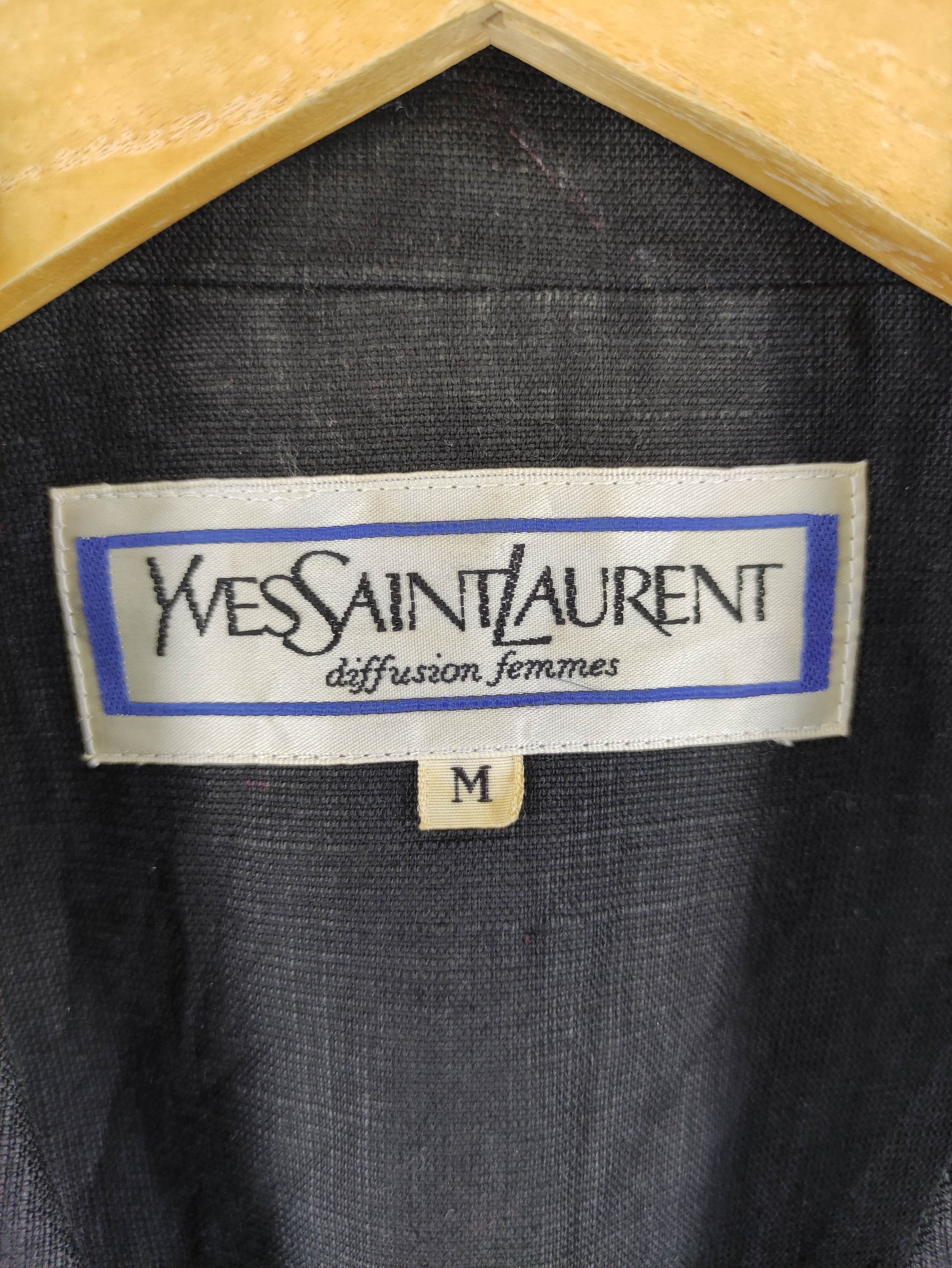 Yves Saint Laurent Vintage Yves saint Lauren Short Sleeve Coat Blazer Jacket Size M / US 6-8 / IT 42-44 - 3 Thumbnail