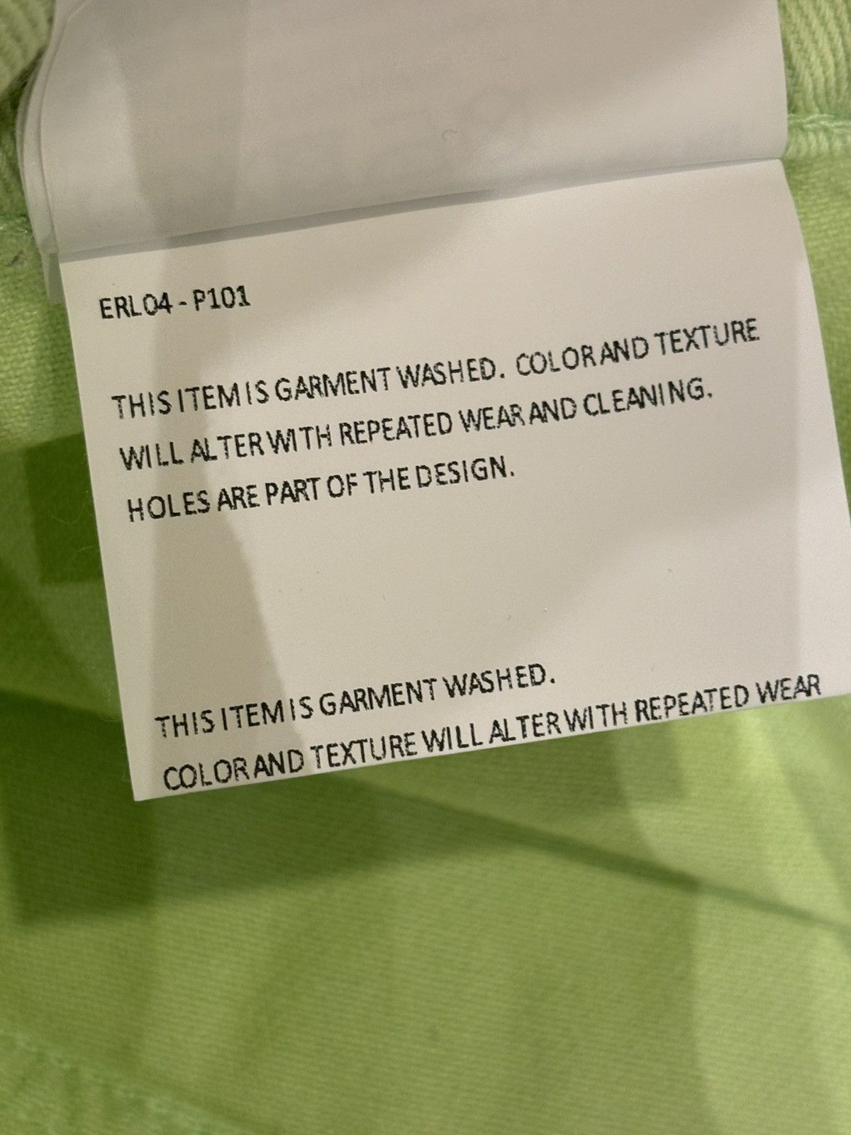 ERL ERL Green Star Patch Denim Size US 29 - 7 Thumbnail