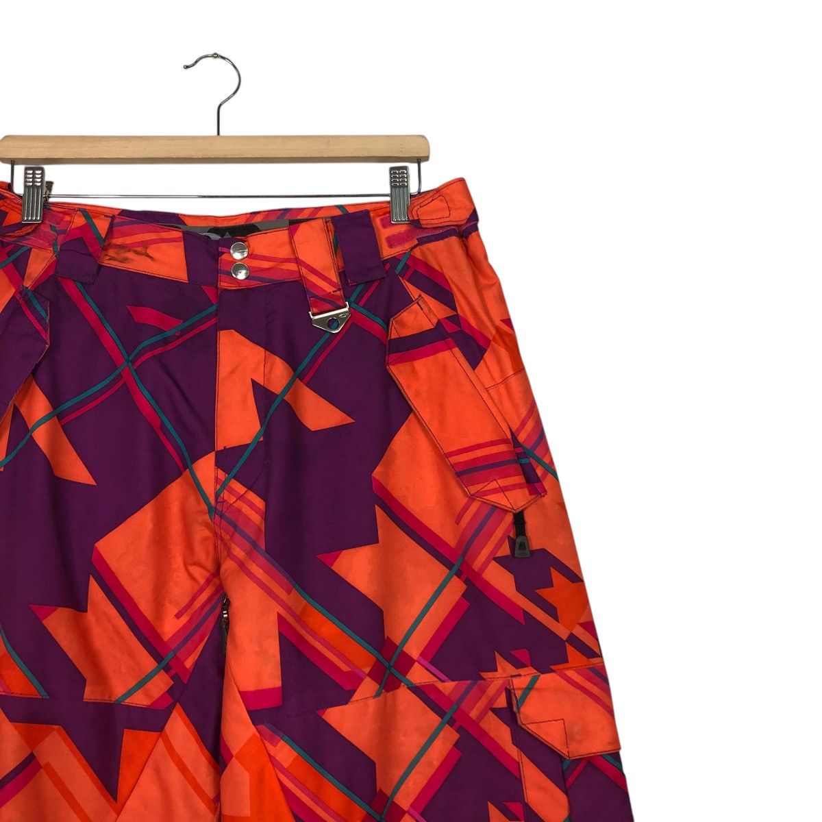 Oakley 🔥VINTAGE OVERSIZED PANTS CARGO CAMO OAKLEY ISSEY MIYAKE Size US 34 / EU 50 - 8 Thumbnail