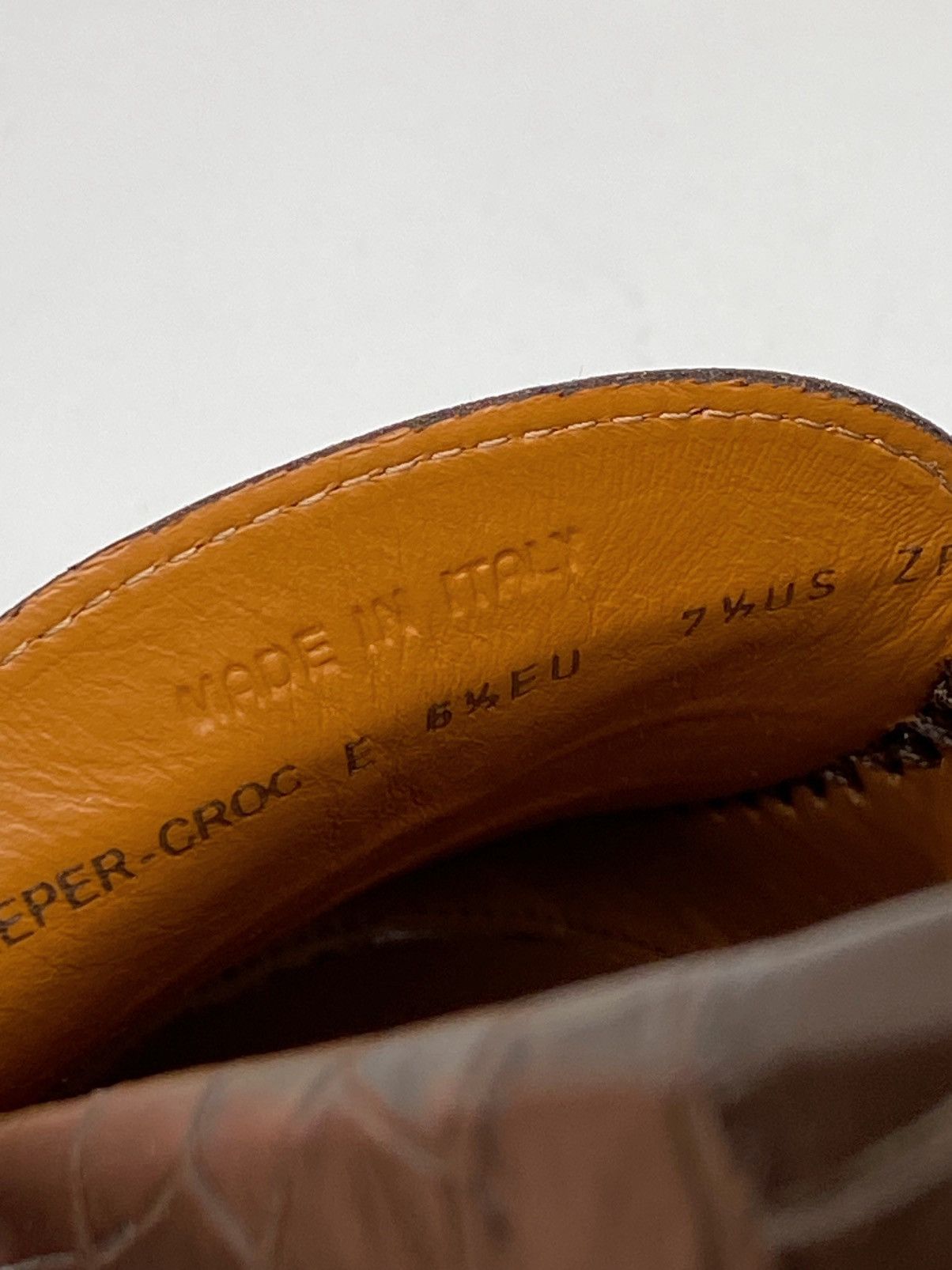 Bally Bally Keeper Croc-Embossed Leather Driving Loafers size 7.5 Size US 7.5 / EU 40-41 - 9 Thumbnail