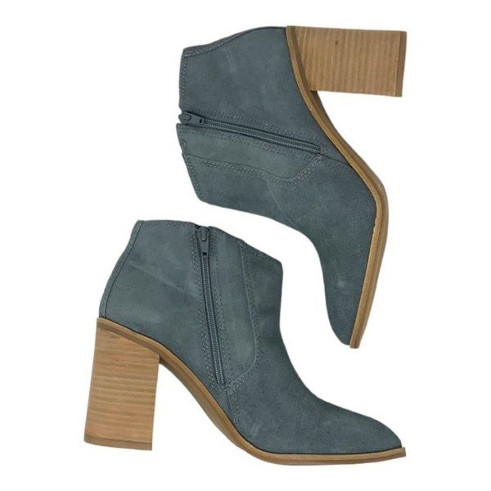 Lucky Brand Lucky Brand Pellyon Stack Heel Bootie Gray 8.5 NWT $149 MSRP Size US 8.5 / IT 38.5 - 2 Thumbnail