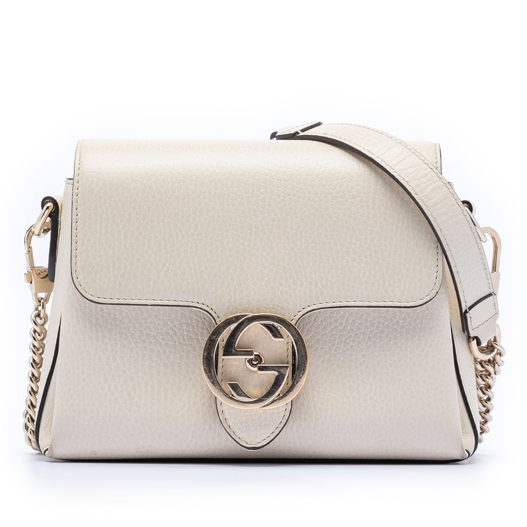 Gucci Gucci Small Dollar Calfskin Interlocking G Crossbody Size ONE SIZE - 1 Thumbnail