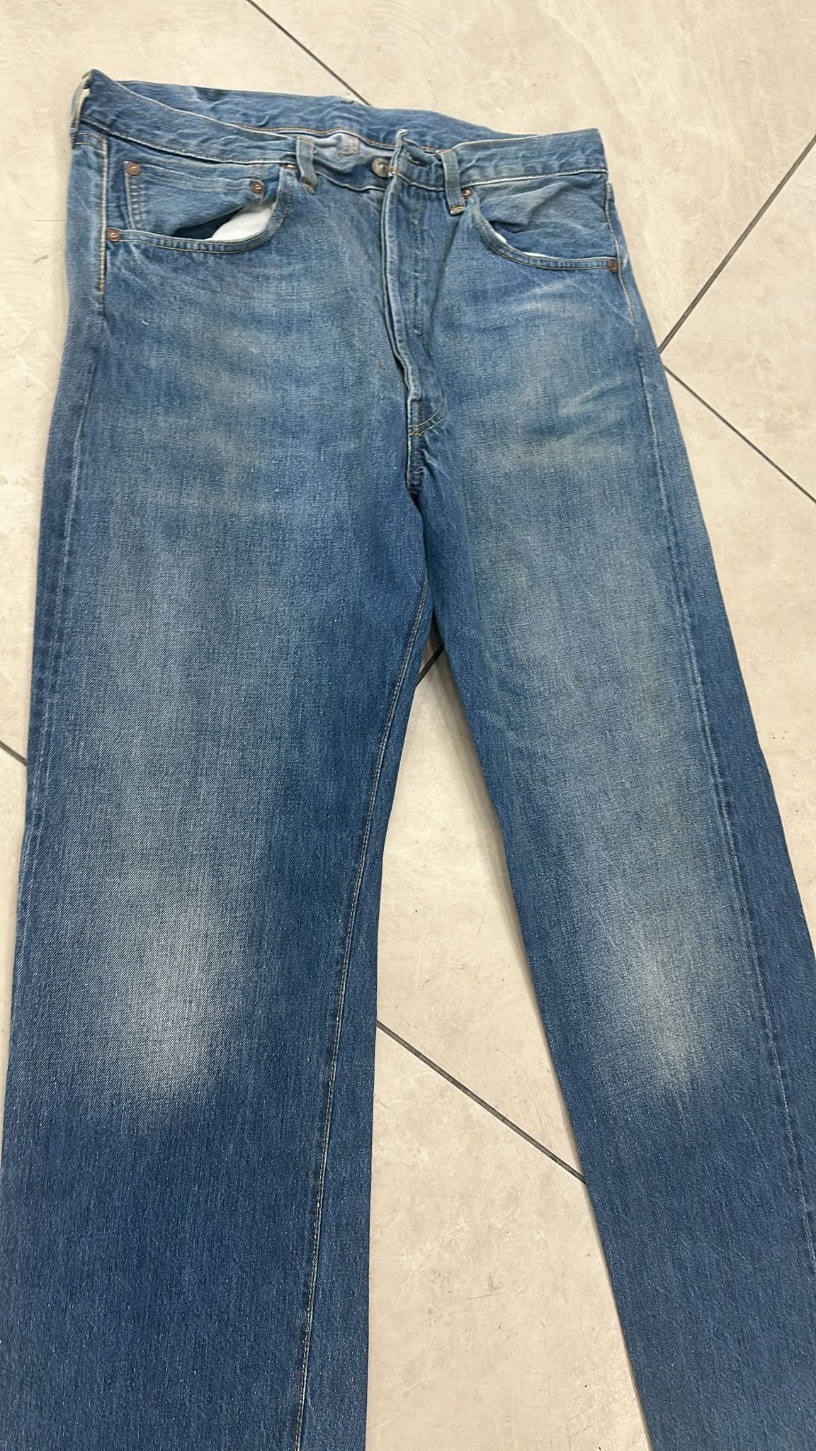 Levi's Vintage Clothing LVC Levi's Vintage Clothing 1955 501XX BigE Selvedge Jeans Size US 32 / EU 48 - 3 Thumbnail