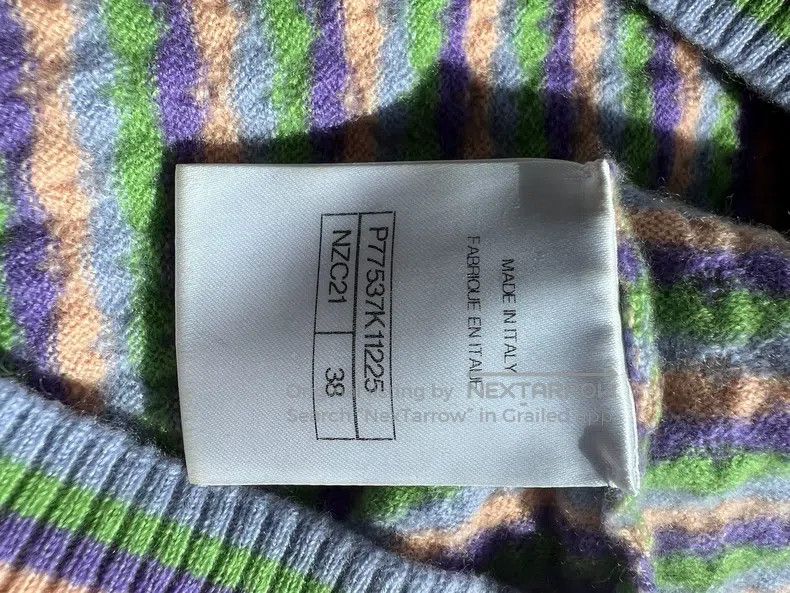 Chanel Chanel 24a purple striped suspenders Size XS / US 0-2 / IT 36-38 - 3 Thumbnail