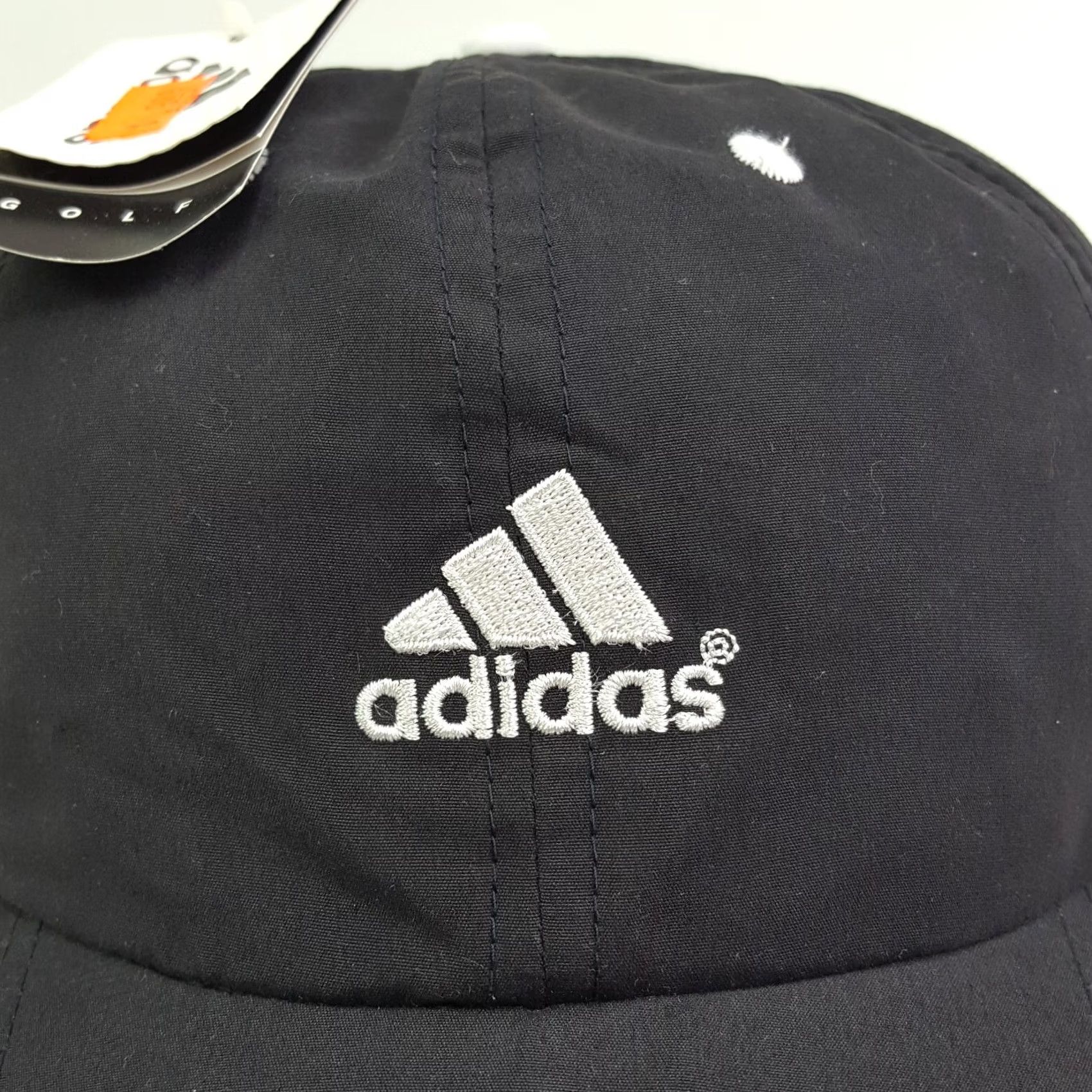 Adidas VINTAGE Adidas Golf PGA Snapback Black Adjustable Hat Baseball Cap Mens 90s Retro Sports Embroidered Lightweight Moisture- Wicking Size ONE SIZE - 3 Thumbnail