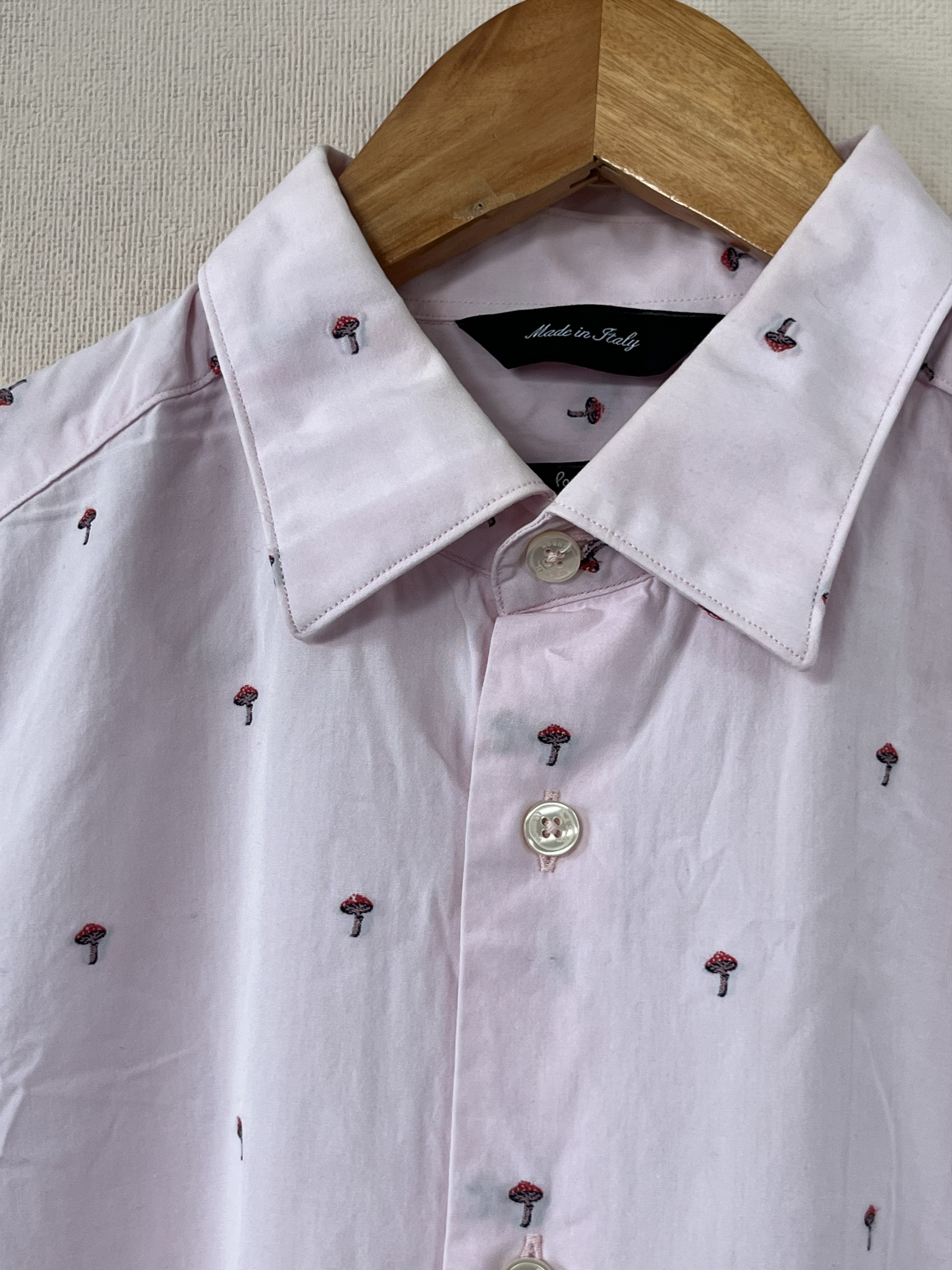 Paul Smith Paul Smith London The Byard Mushroom Button Up Shirt Size US S / EU 44-46 / 1 - 4 Thumbnail