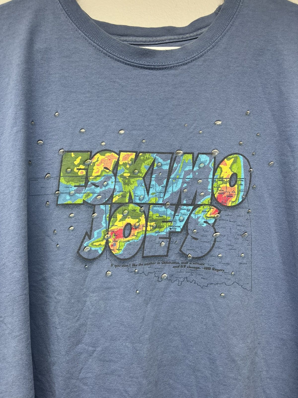 Vintage Eskimo Joes Oklahoma Wild Weather Storm Chasers Tshirt Size US XL / EU 56 / 4 - 3 Thumbnail