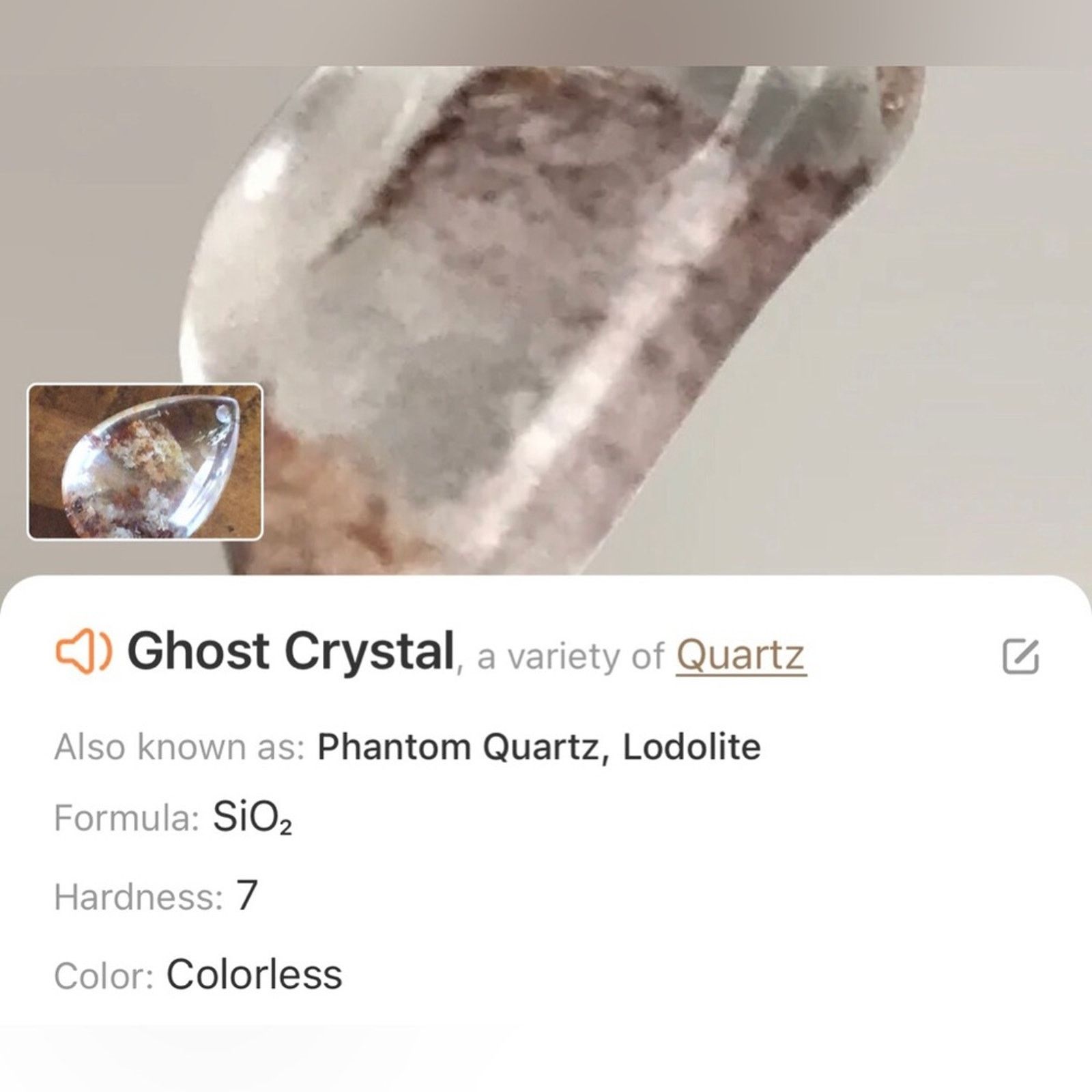 Handmade Handcrafted repurpose genuine ghost quartz Pearl necklace Size ONE SIZE - 13 Thumbnail