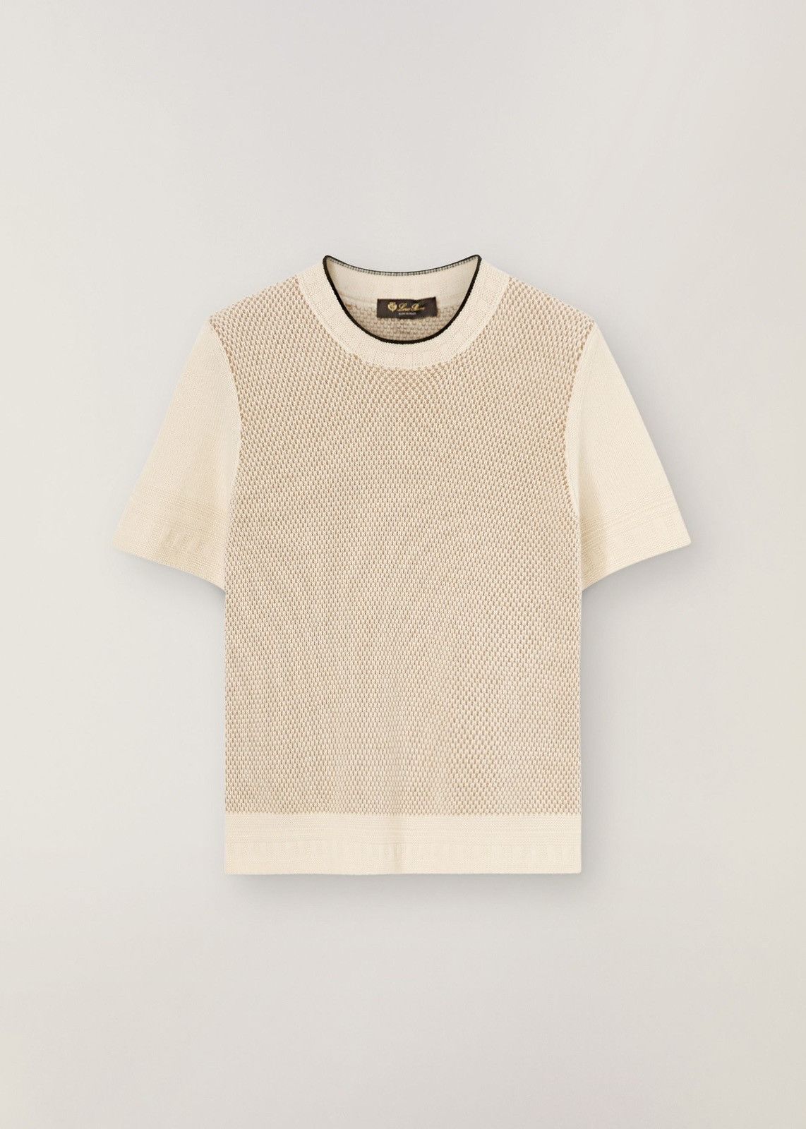image of Loro Piana O1Loc1C0124 Roundneck Sweater In Beige, Women's (Size Large)