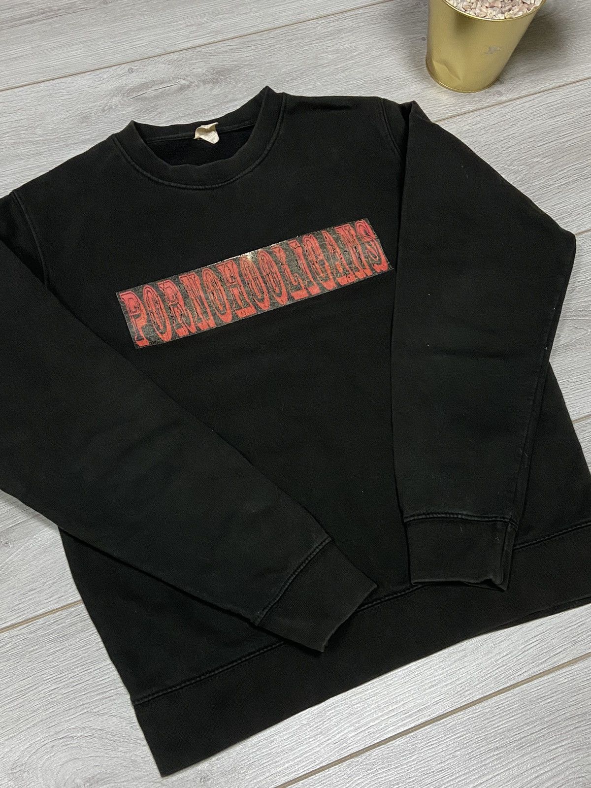Vintage Porno hooligans pornstar xxx vintage sweatshirt big logo Size US S / EU 44-46 / 1 - 3 Thumbnail