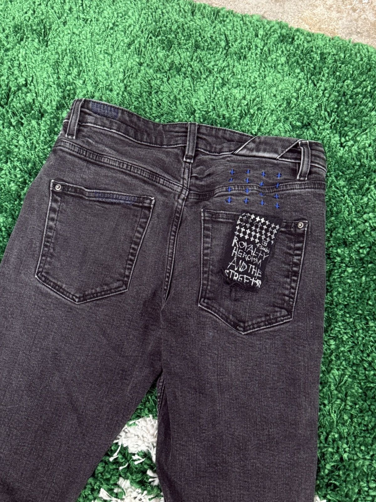 Ksubi Ksubi Distressed Chitch Blu Bottle Denim Jeans 30 Blue Flag Size US 30 / EU 46 - 3 Thumbnail